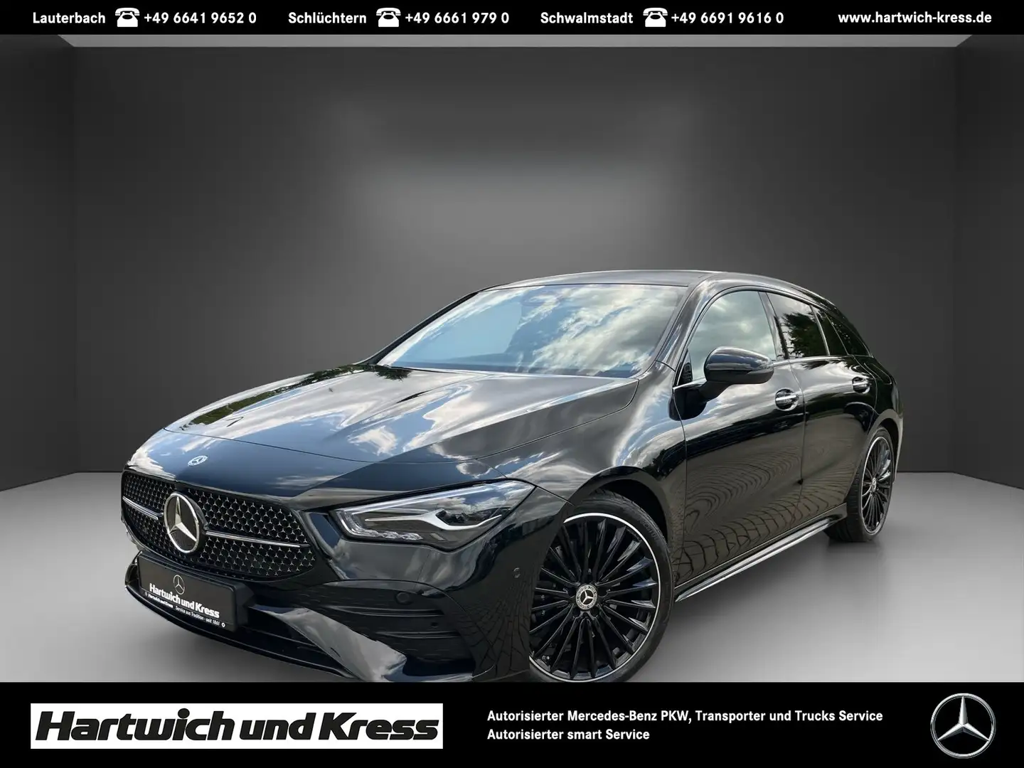 Mercedes-Benz CLA 200 CLA 200 SB AMG Line+AHK+Pano+Burmester+Night+Memory+ Schwarz - 1