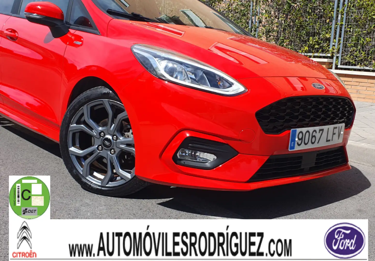 Ford Fiesta 1.0 EcoBoost S/S ST Line 95 Czerwony - 1