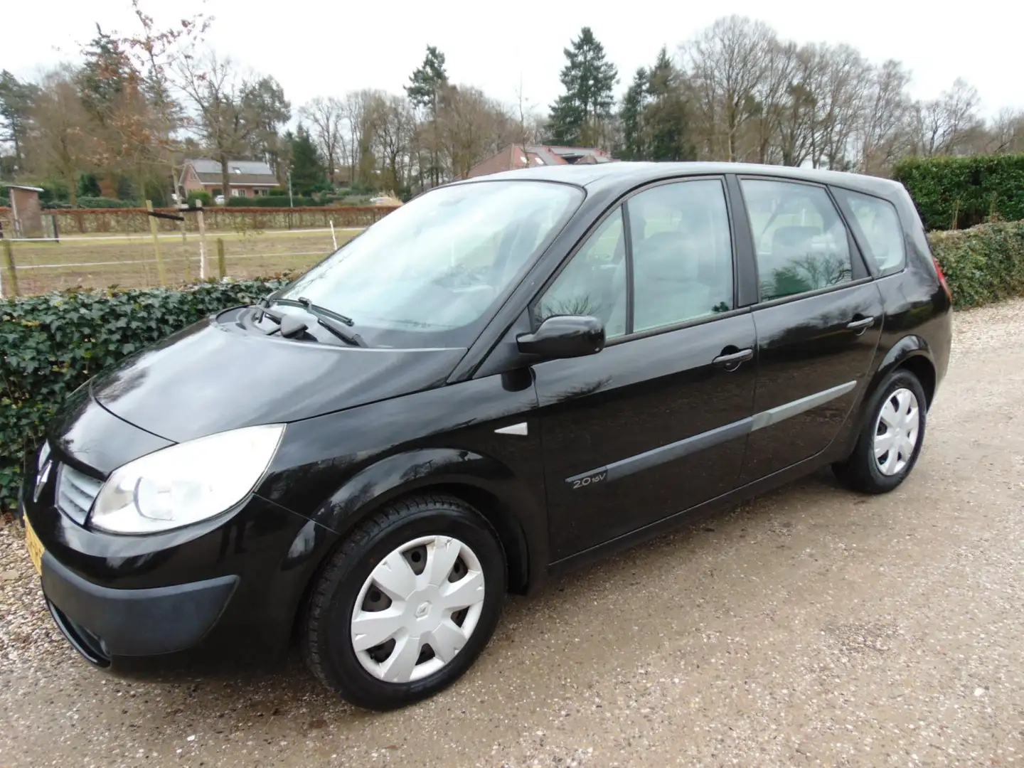 Renault Grand Scenic 2.0-16V Dynamique Comfort 7-PERS. , Clima / Cruise Zwart - 2