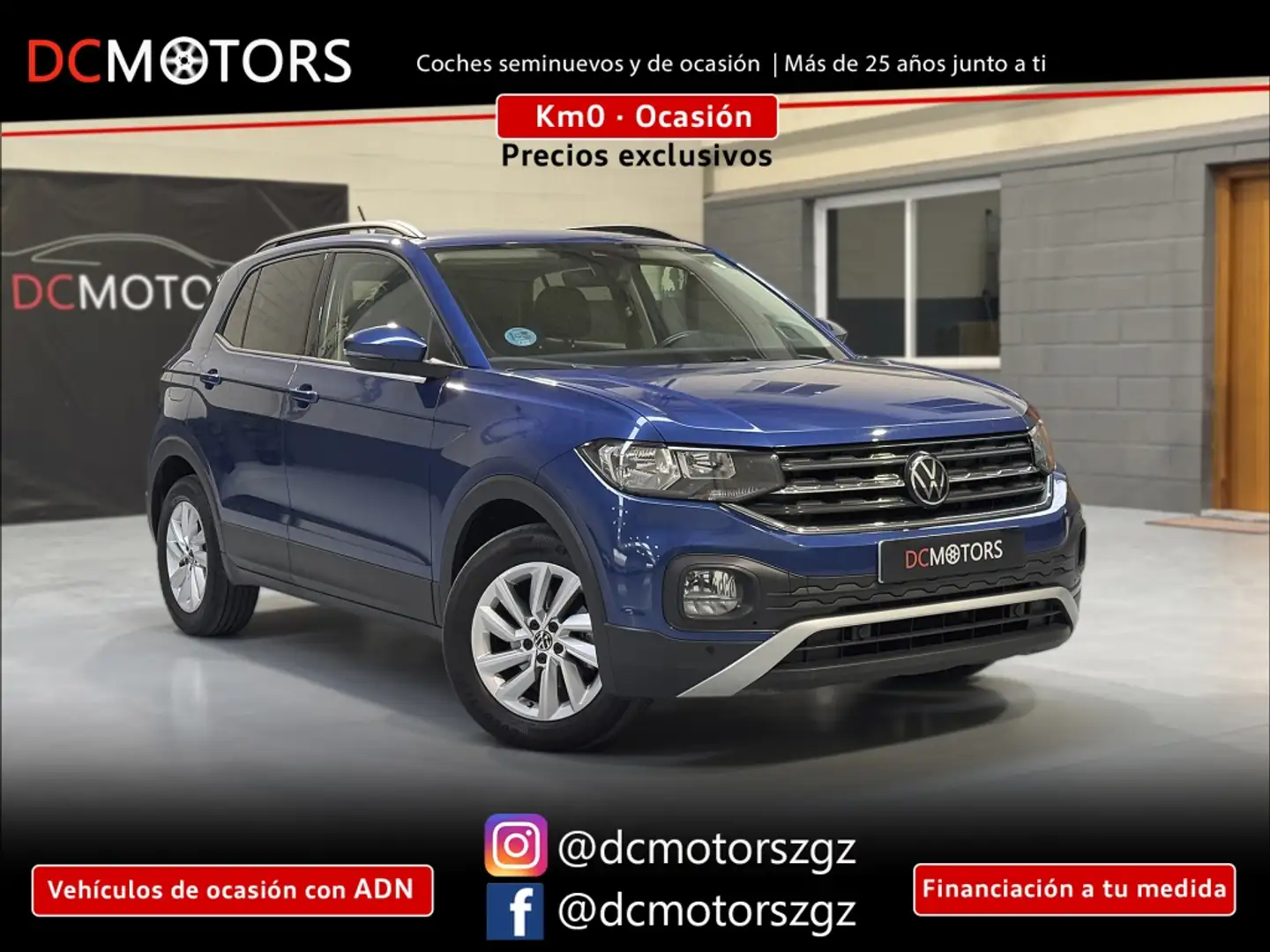 Volkswagen T-Cross 1.0 TSI Advance Blau - 1
