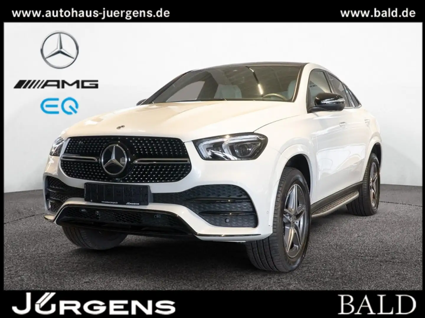 Mercedes-Benz GLE 400 d 4M Coupé AMG-Sport/Pano/Burm/Sitzklima Weiß - 1