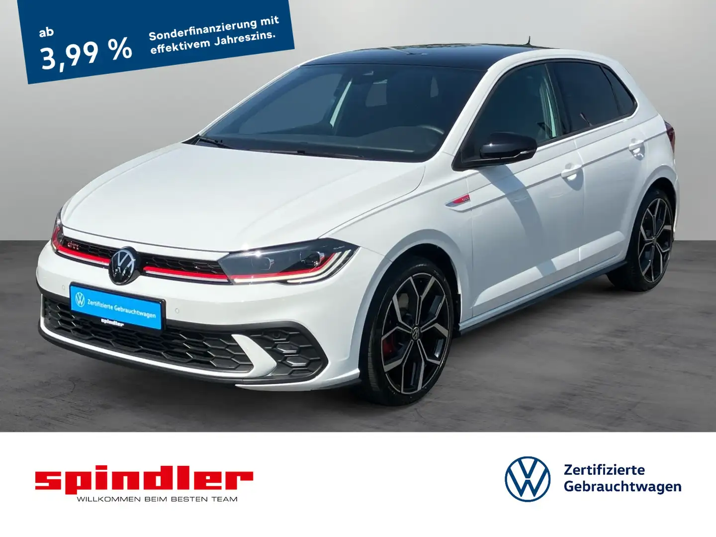 Volkswagen Polo GTI 2.0 TSI DSG/Matrix, ACC, PDC, SHZ,DAB+ Weiß - 1
