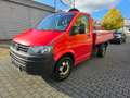 Volkswagen T5 Transporter Pritsche Facelift 2.0 BiTDI Klima AHK ZR-Wechsel Rot - thumbnail 1
