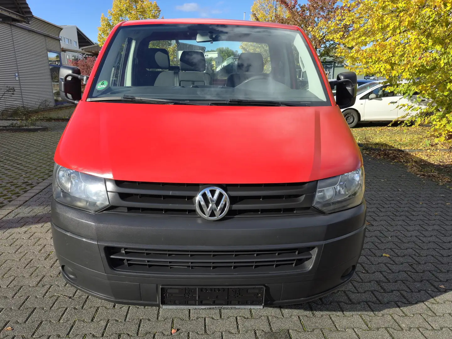 Volkswagen T5 Transporter Pritsche Facelift 2.0 BiTDI Klima AHK ZR-Wechsel Rot - 2