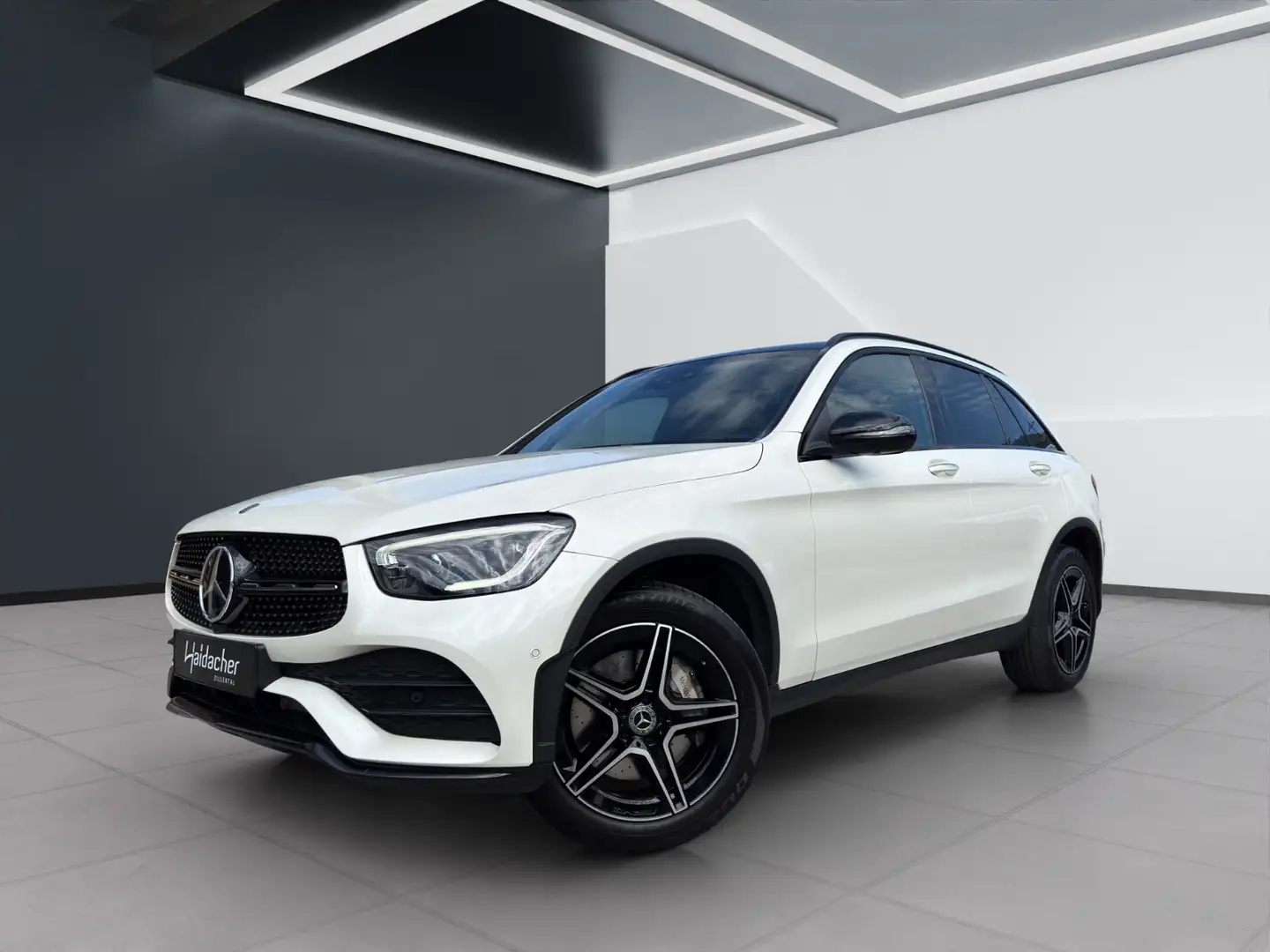 Mercedes-Benz GLC 200 d 4MATIC KeyGo PTS Shz Ambi FAP Mbeam Weiß - 2