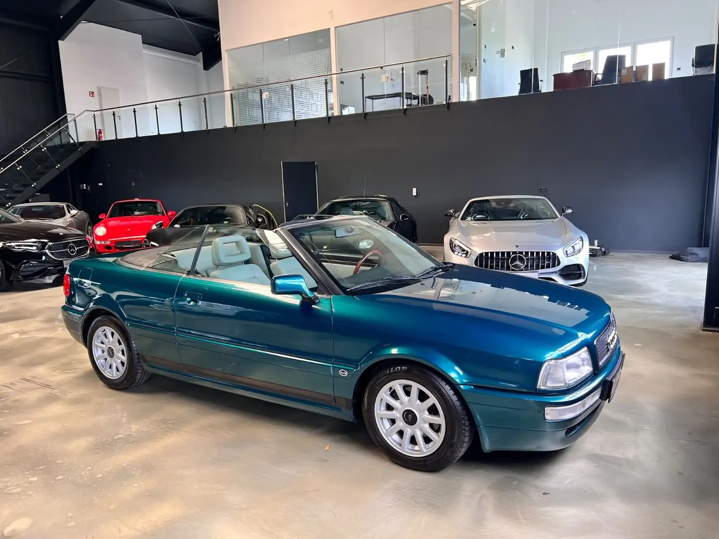 Audi 80 Cabrio AUTOMATIK/SPORTSITZE/TOP-ZUSTAND/SERVO Zelená - 2