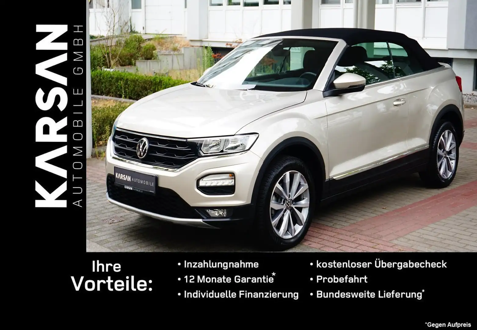 Volkswagen T-Roc Style/PDC/SHZ/LED/KLIMAA/EURO 6/USB/AUX/AHK Grau - 1