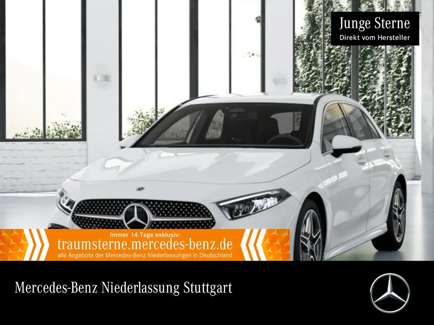 Mercedes-Benz A 220 d AMG+LED+KAMERA+KEYLESS+8G Weiß - 1
