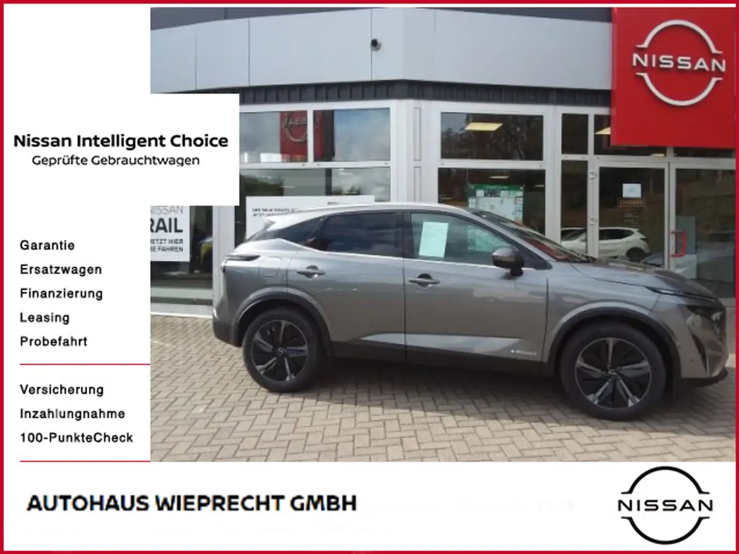 Nissan Qashqai 1.5 VC-T Tekna e-Power Tageszulassung Grau - 1