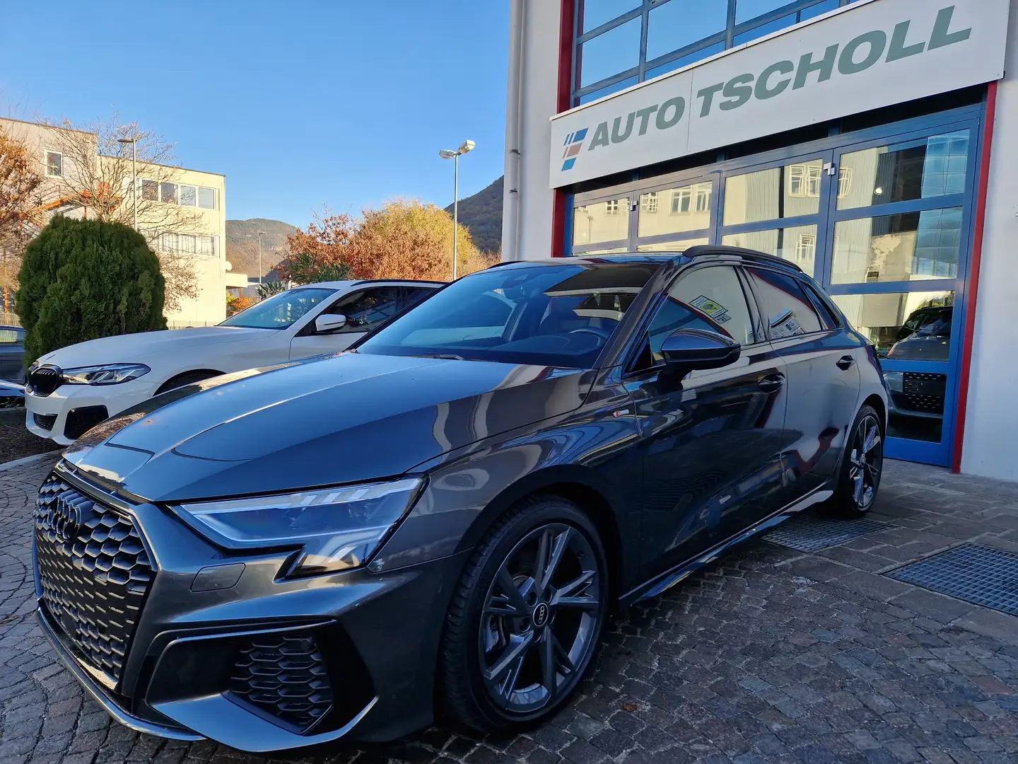 Audi A3 SPB 40TDI200Cv quattro Str. ACC S line+LED VirCock Grigio - 1