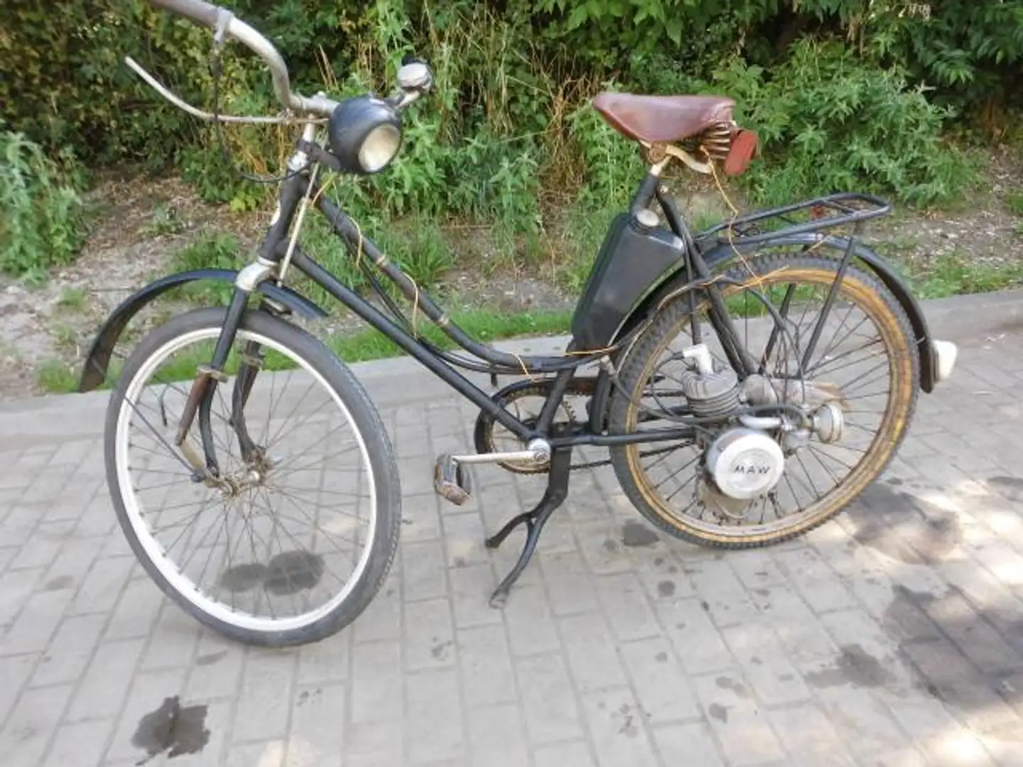 Simson Egyéb MAW, Fahrrad mit Hilfsmotor Hühnerschreck Steppke Fekete - 1