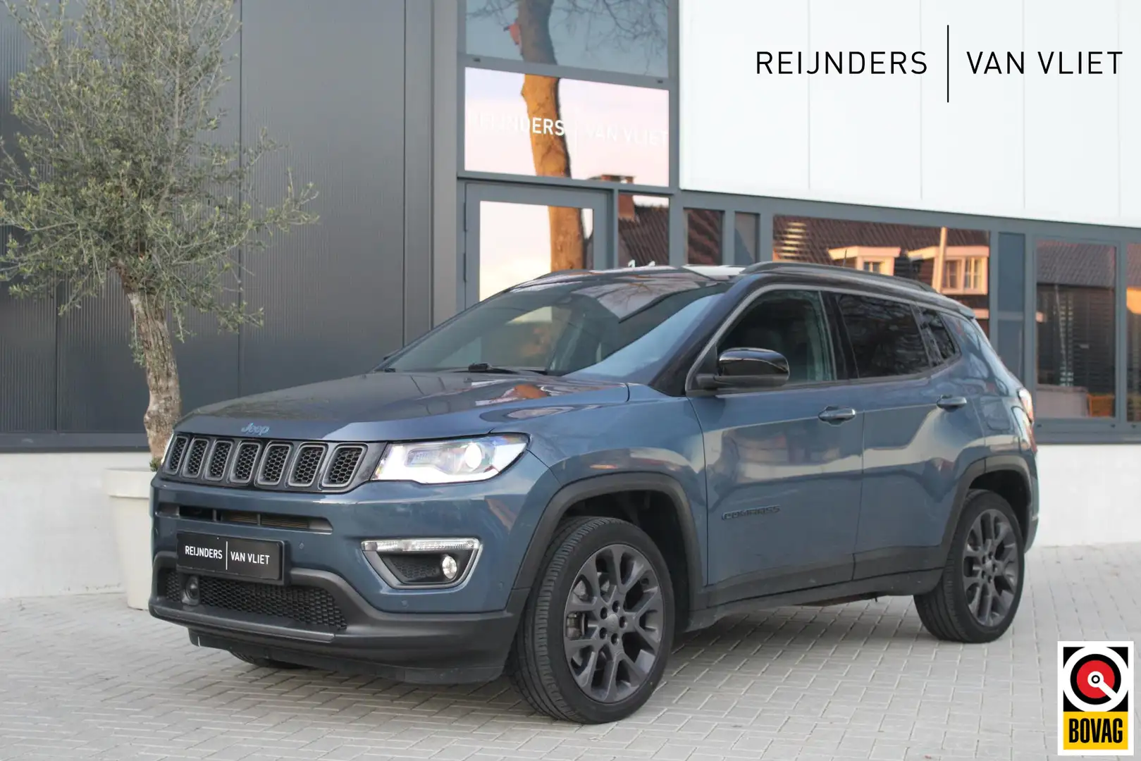 Jeep Compass 4xe 240 Plug-in Hybrid Electric S | Leder | Rear V Bleu - 1