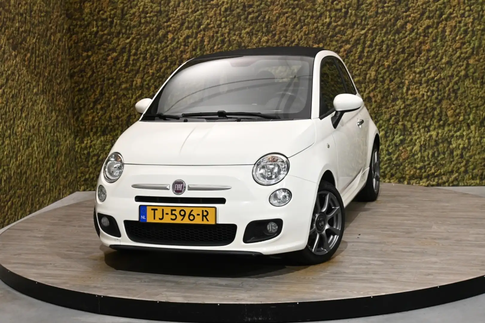 Fiat 500C 1.2 Sport Cabrio | PDC | Airco Blanc - 1