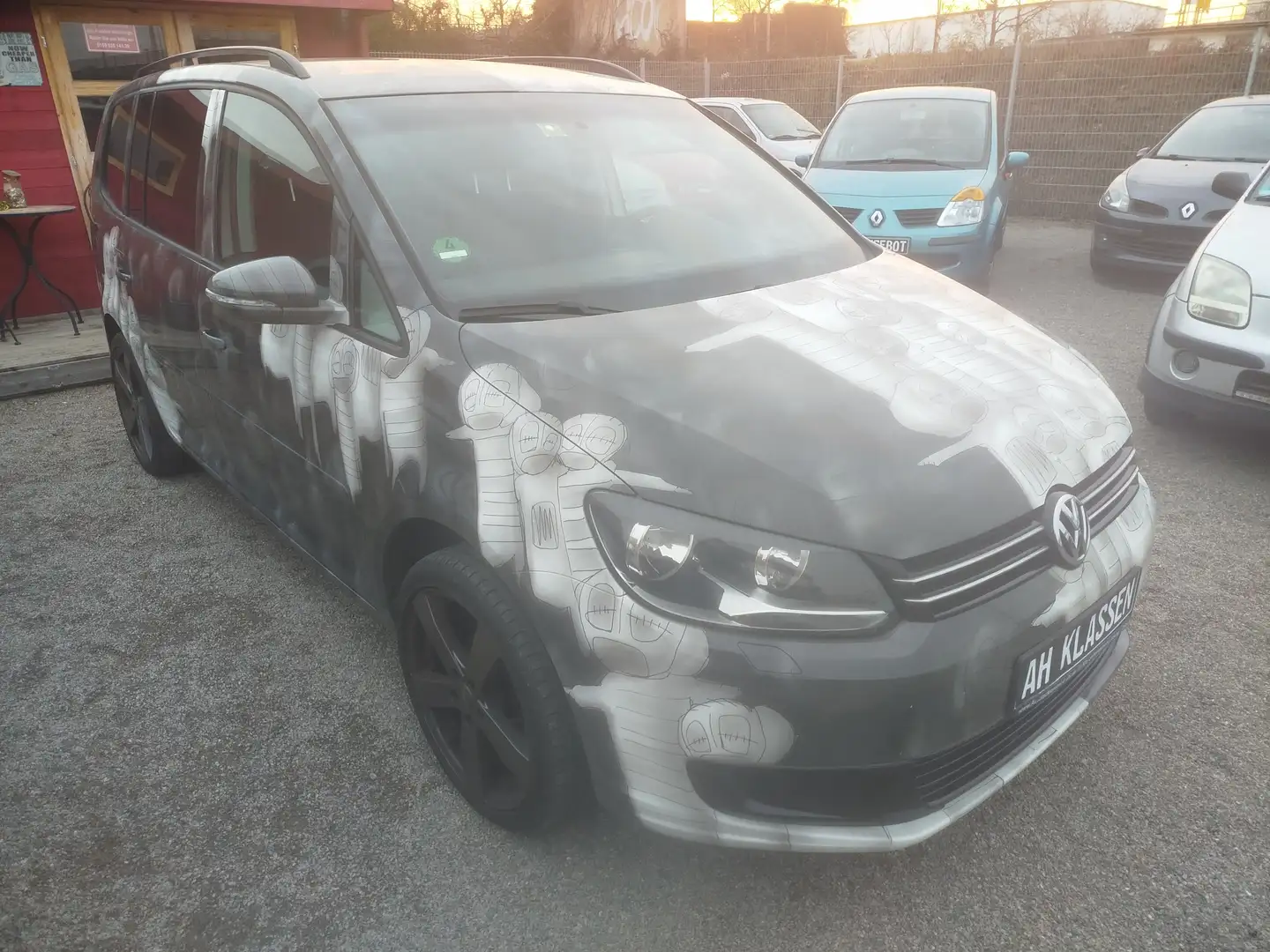 Volkswagen Touran Airbrush  // Tüv 3/27  / 7 Sitze Plateado - 2