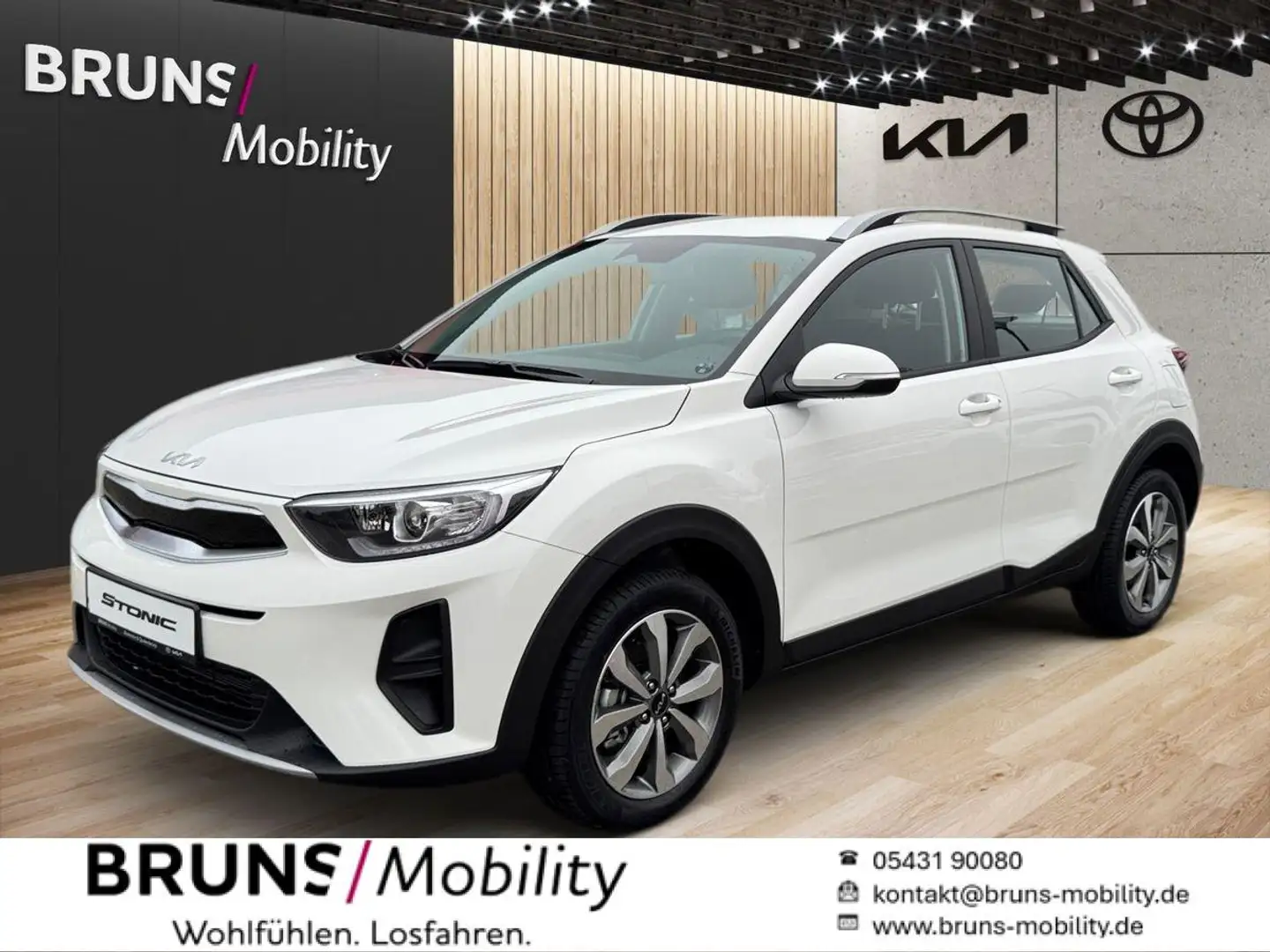 Kia Stonic Vision 1.2 Navigation, Kamera Weiß - 1