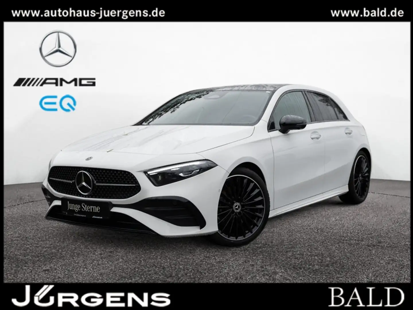 Mercedes-Benz A 220 d AMG-Sport/Pano/AHK/Stdhz/Night/Leder/19" Weiß - 2