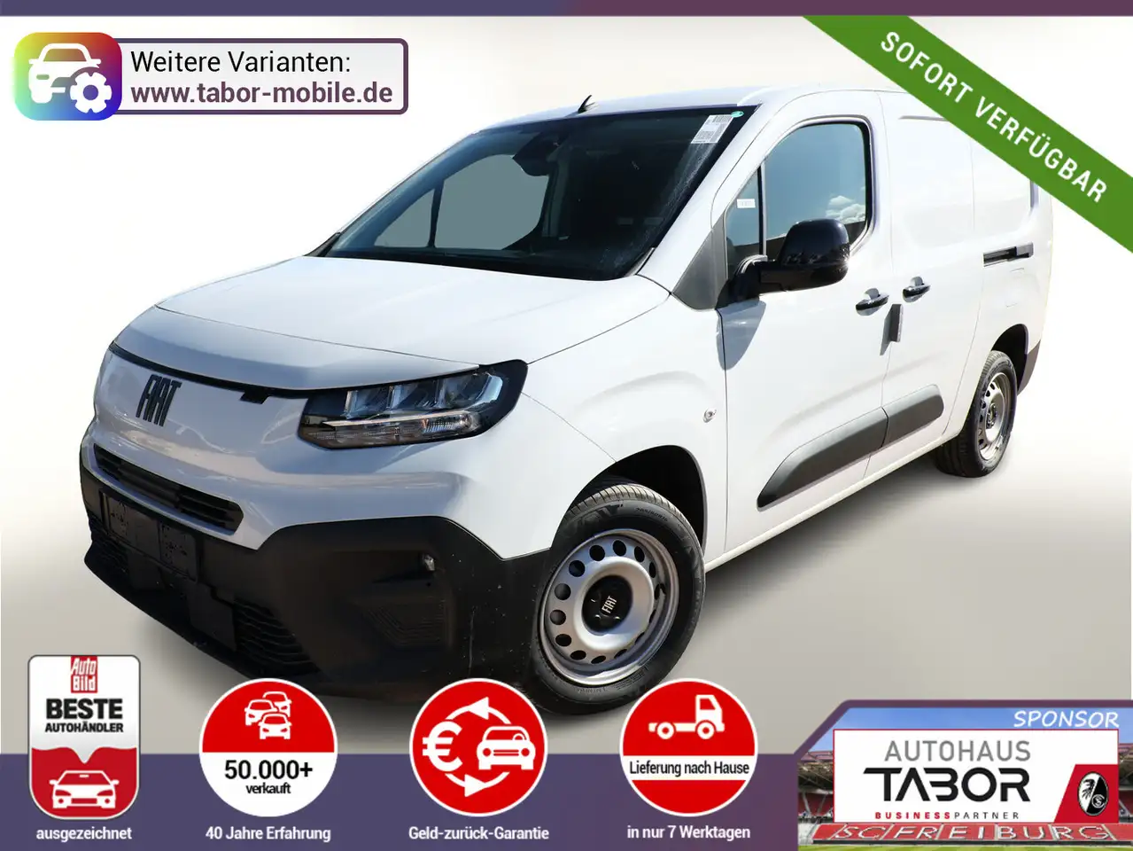 Fiat Doblo Kasten L2 AT8 2xSchiebe SHZ Kam UVP-38%* — photo 1 of 15