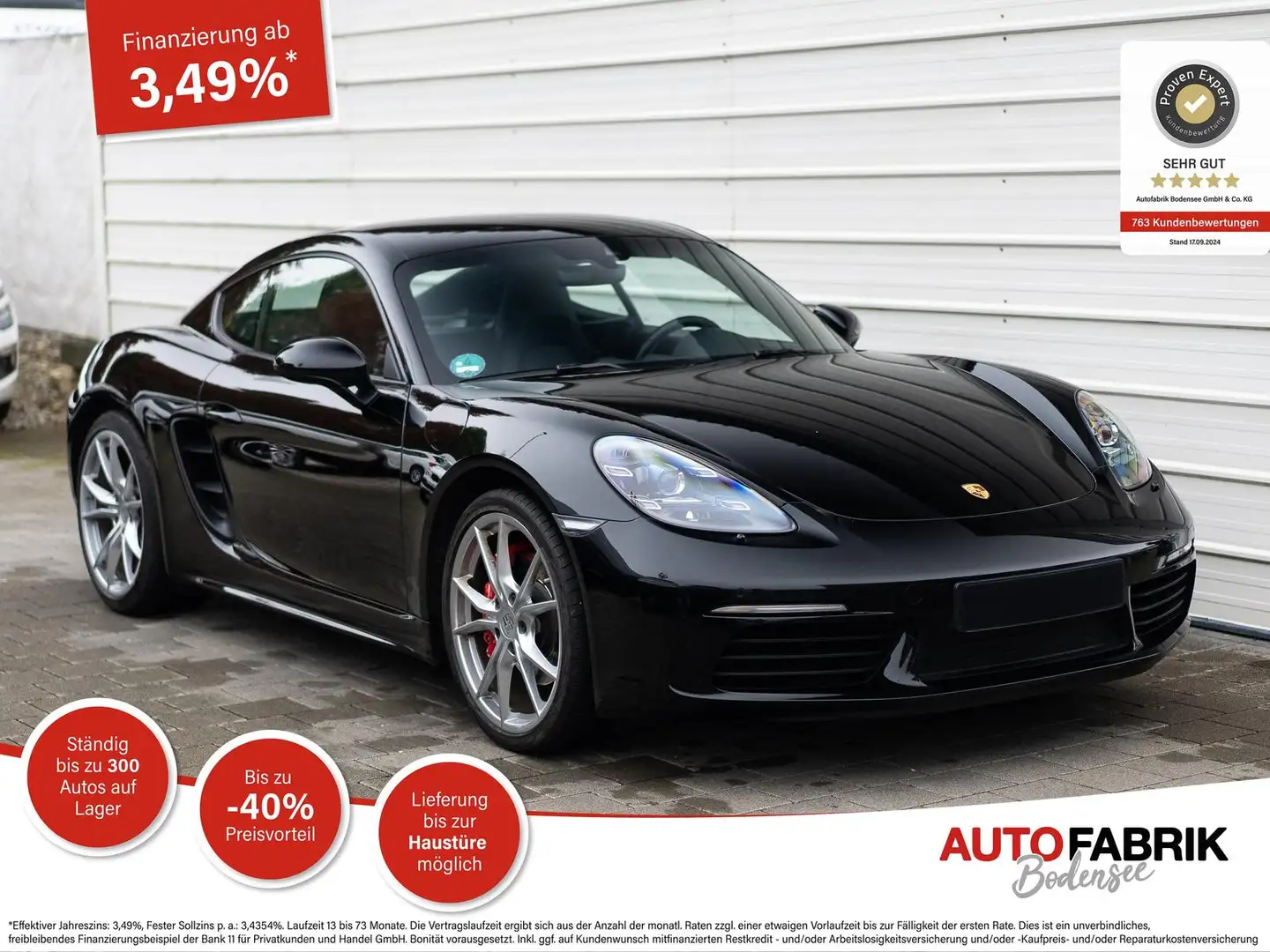 Porsche Cayman Cayman 718 S *Navi*SHZ*PDC Schwarz - 1