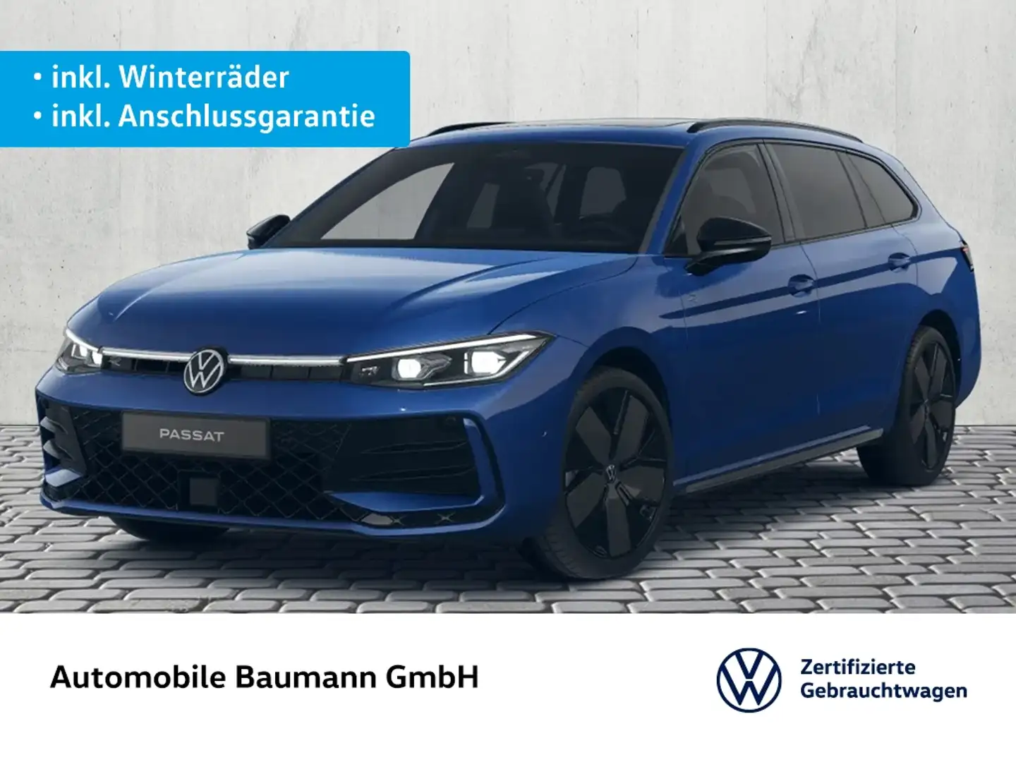 Volkswagen Passat 2.0 TDI 4M R-LINE BLACK *AHK*STDHZG* Blau - 1