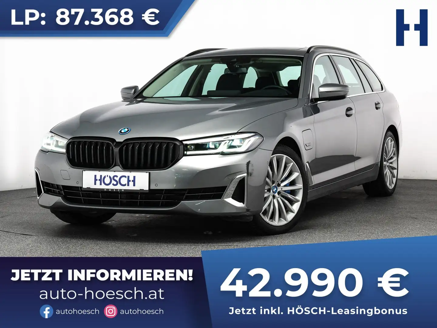 BMW 530 e xDrive Touring Luxury 19" PANO -51% Grau - 1