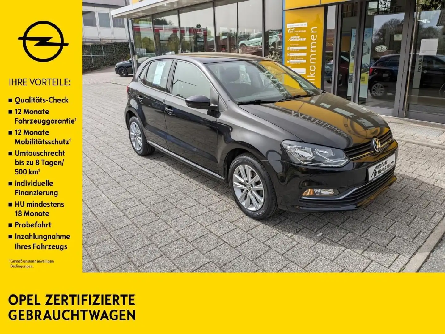 Volkswagen Polo V 1.2 Comfortline **PDC*Alu 15''** Negro - 1