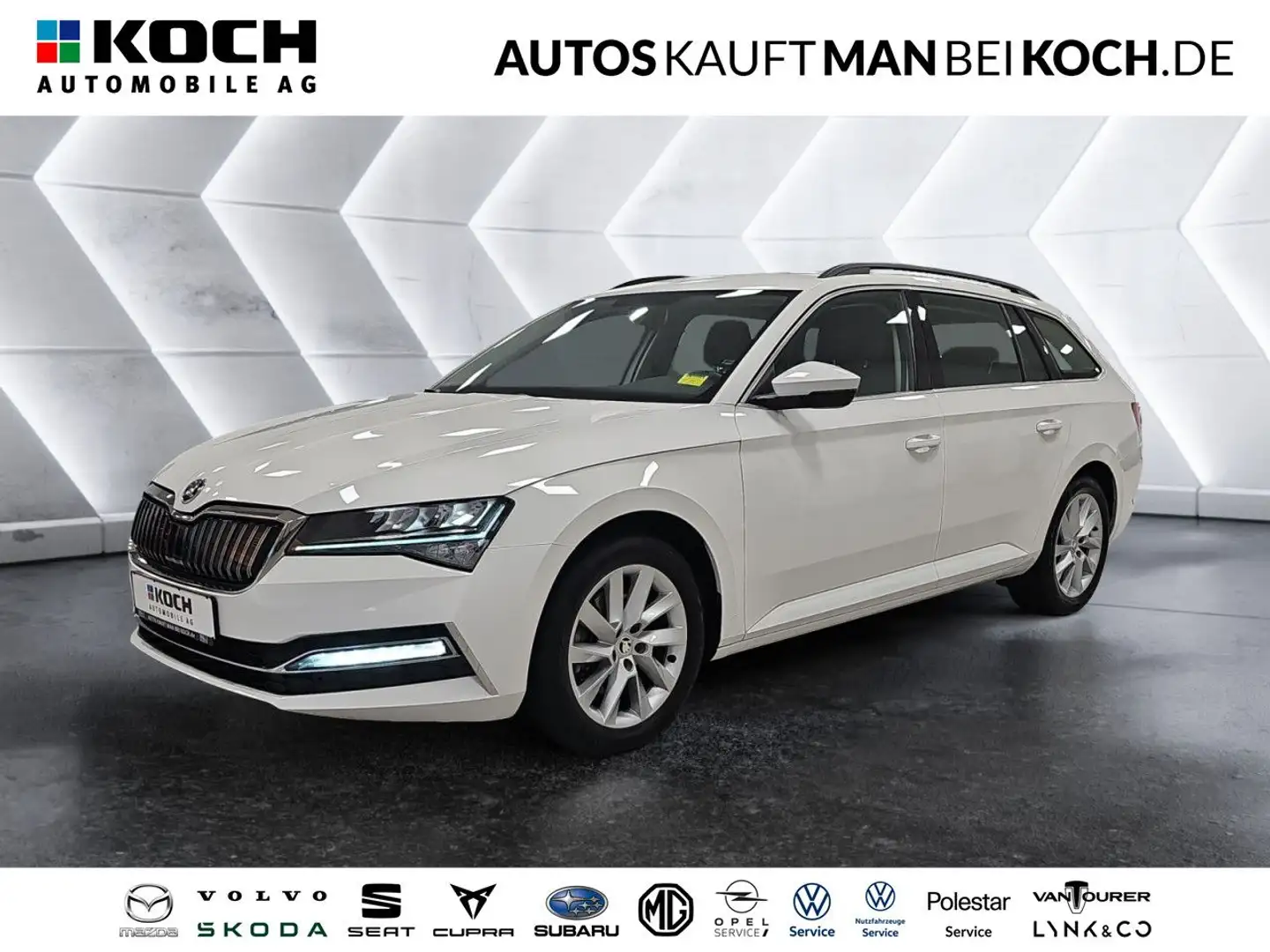 Skoda Superb Combi 1.4TSI DSG iV Ambition LED NAVI SHZ Weiß - 1