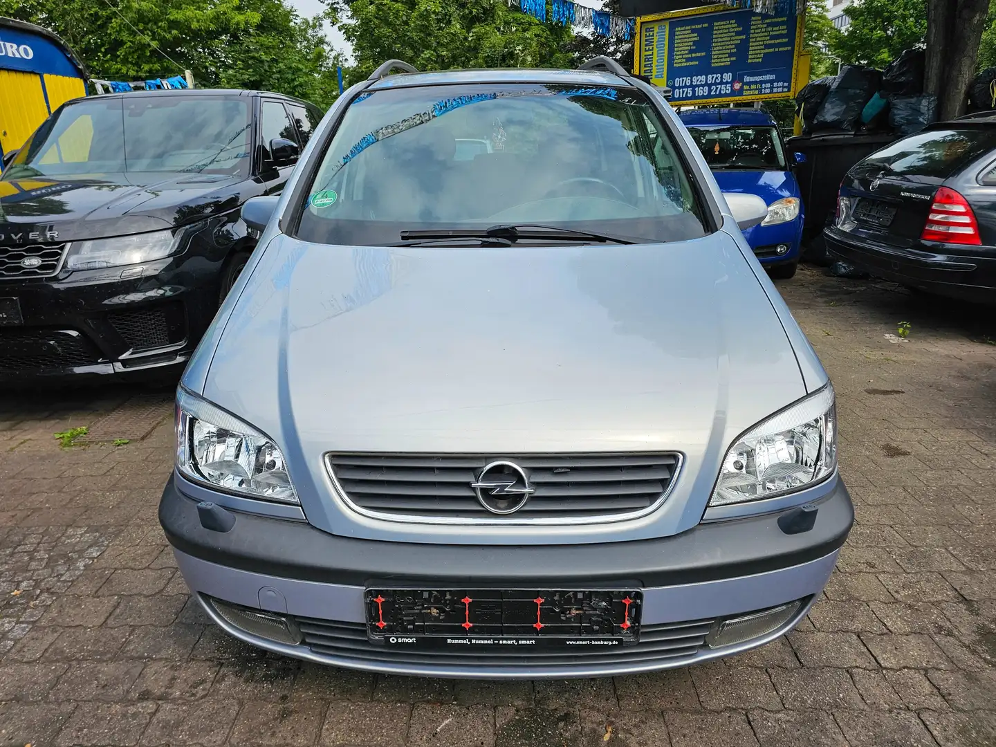 Opel Zafira Automatik 7-Sitzer Tüv Neu 6.2027 SZH PDC KLIMA Gris - 2