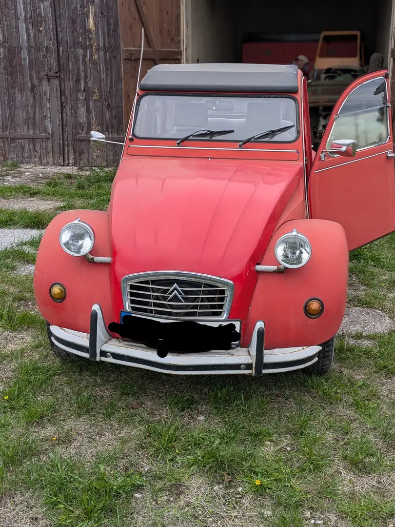 Citroen 2CV 2 CV 6 Club Kırmızı - 1