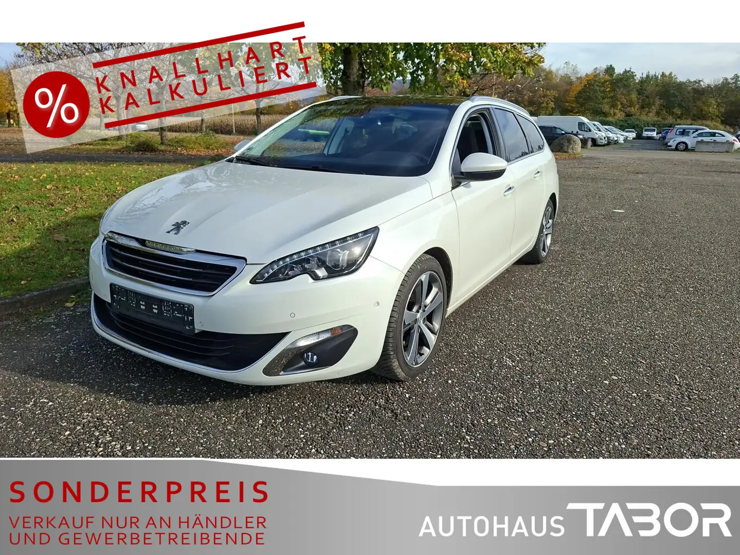 Peugeot 308 SW 2.0 BHDi 150 Aut. Allure Nav Pano Keyless Weiß - 1