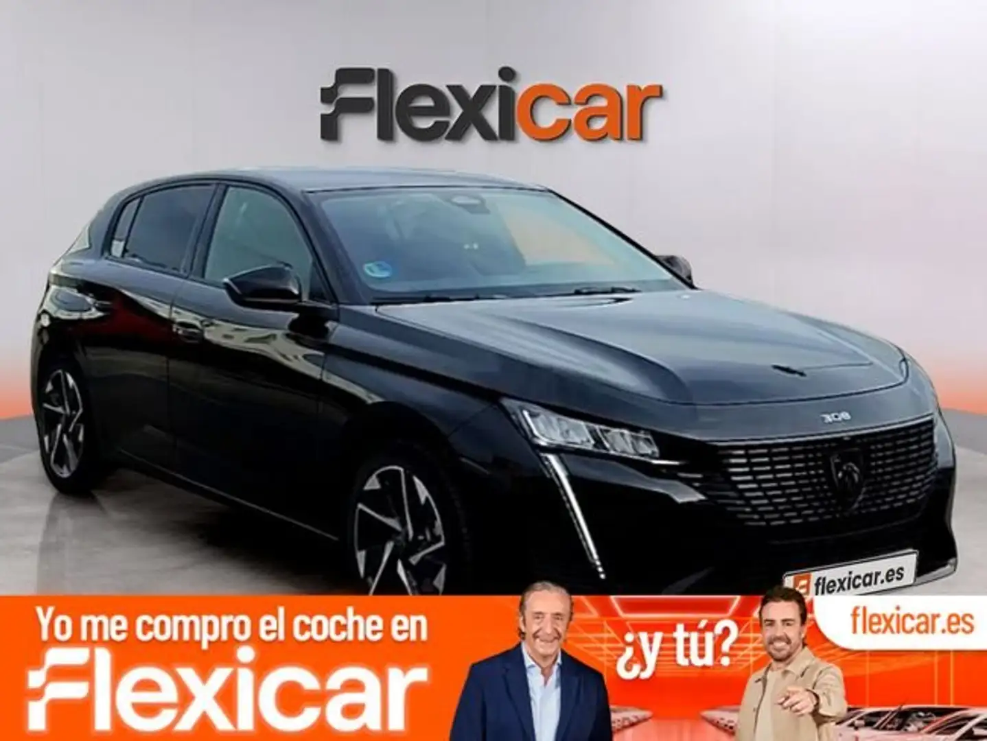 Peugeot 308 5P Allure Hybrid MHEV 136 e-DCS6 Negro - 1