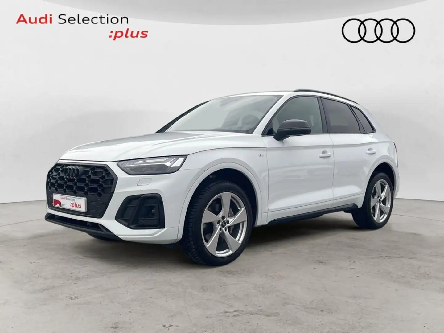 Audi Q5 40 TDI quattro-ultra Black line S tronic 150kW Blanc - 1