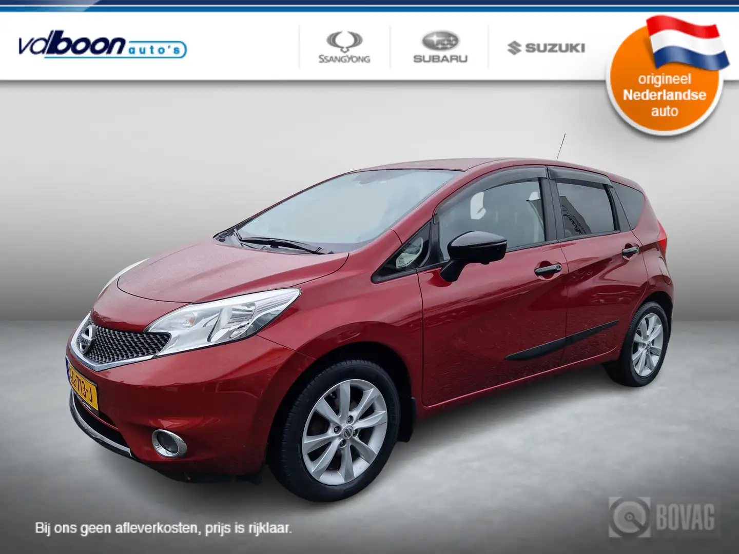 Nissan Note 1.2 DIG-S Connect Edition NAVI | CLIMA | rijklaarp Rood - 1
