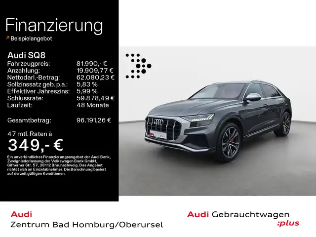 Audi SQ8 TFSI quattro*Navi*Matrix*Alu*HUD*DVD*B&O*PDC