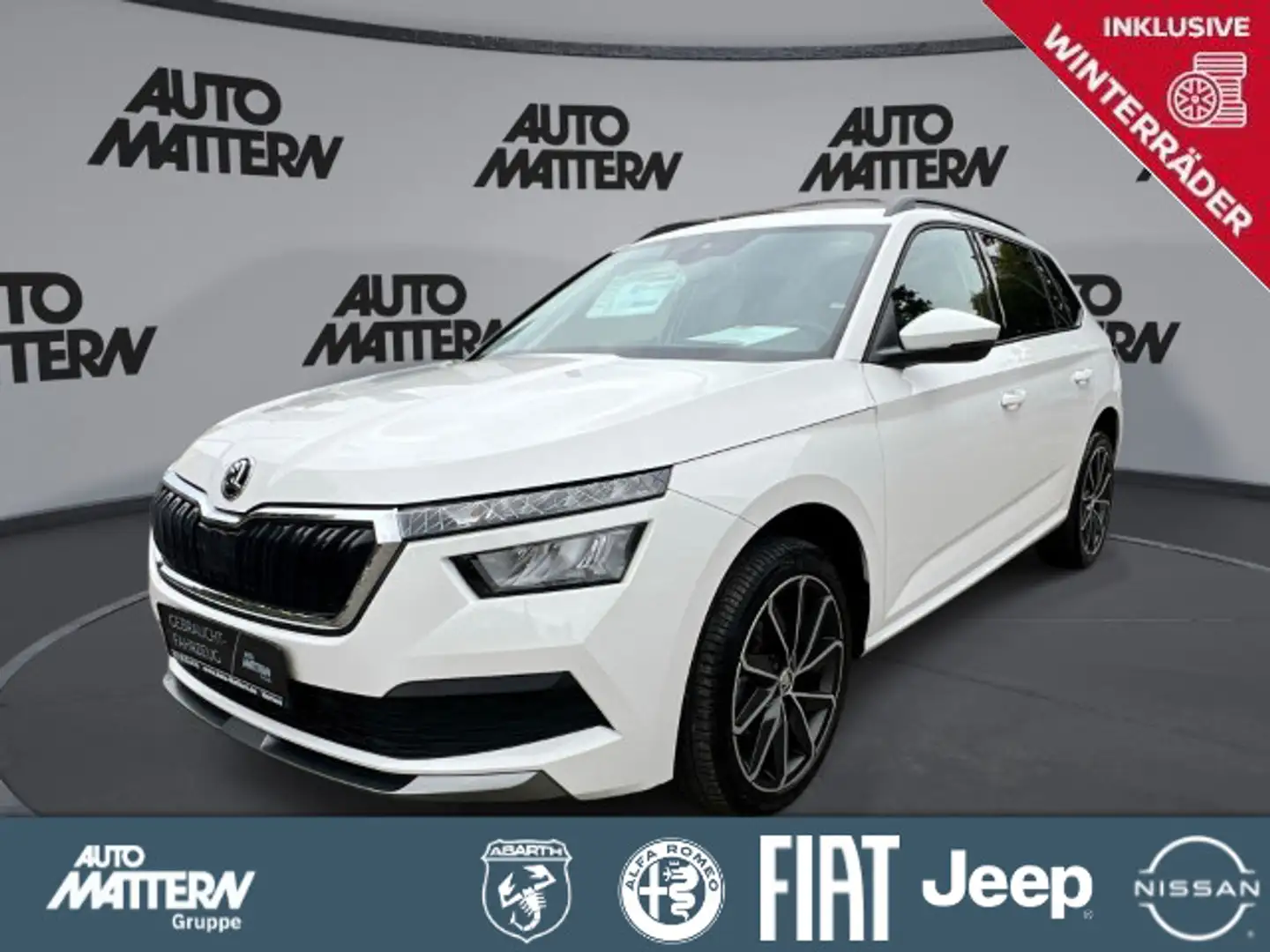Skoda Kamiq Ambition|Klima|Kamera|PDC|NAVI|LED|AHK|SHZ Blanc - 1
