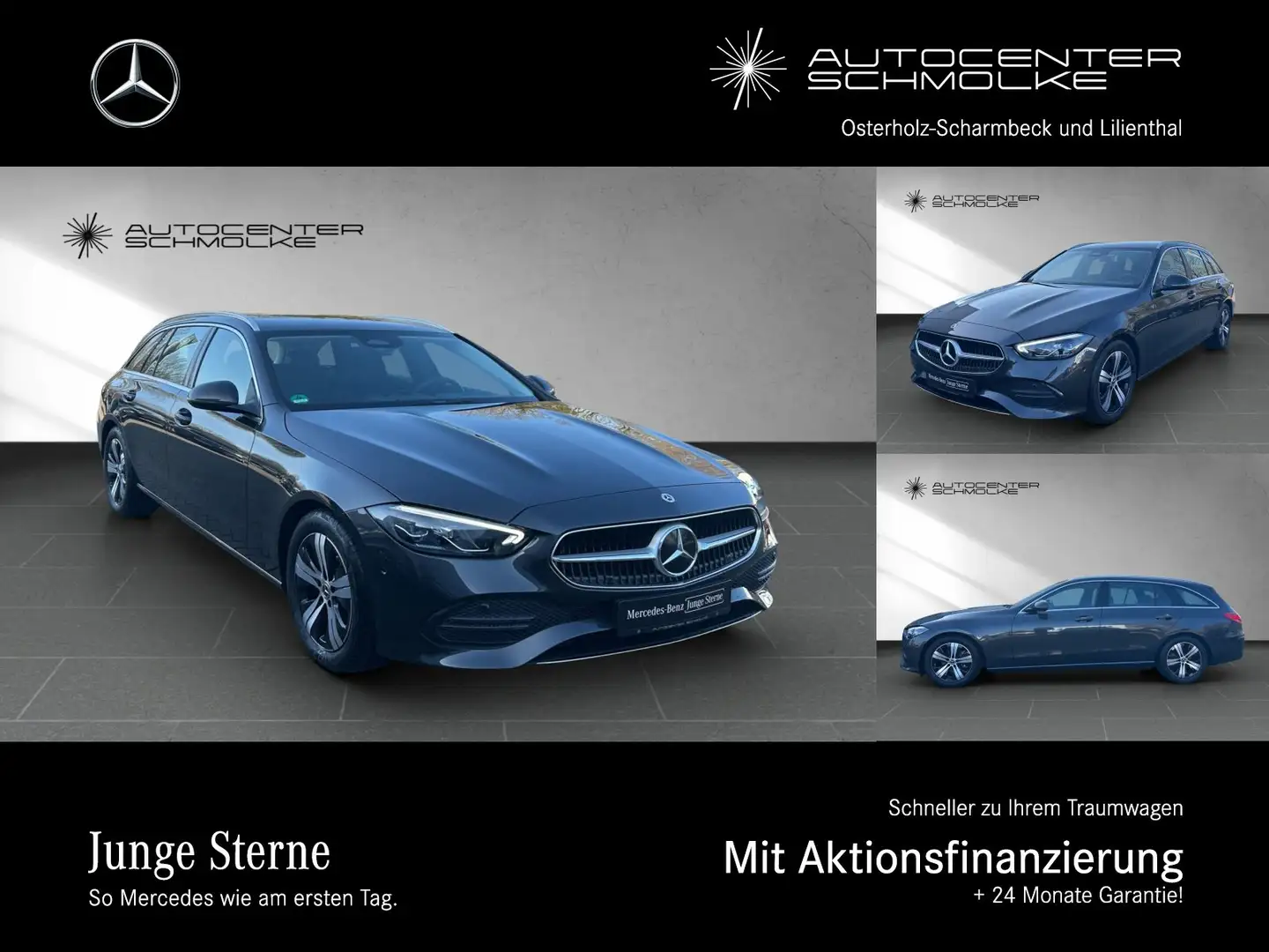Mercedes-Benz C 180 C 180 T AVANTGARDE ADVANCED*AHK*LENKRADHEIZUNG* Grau - 1