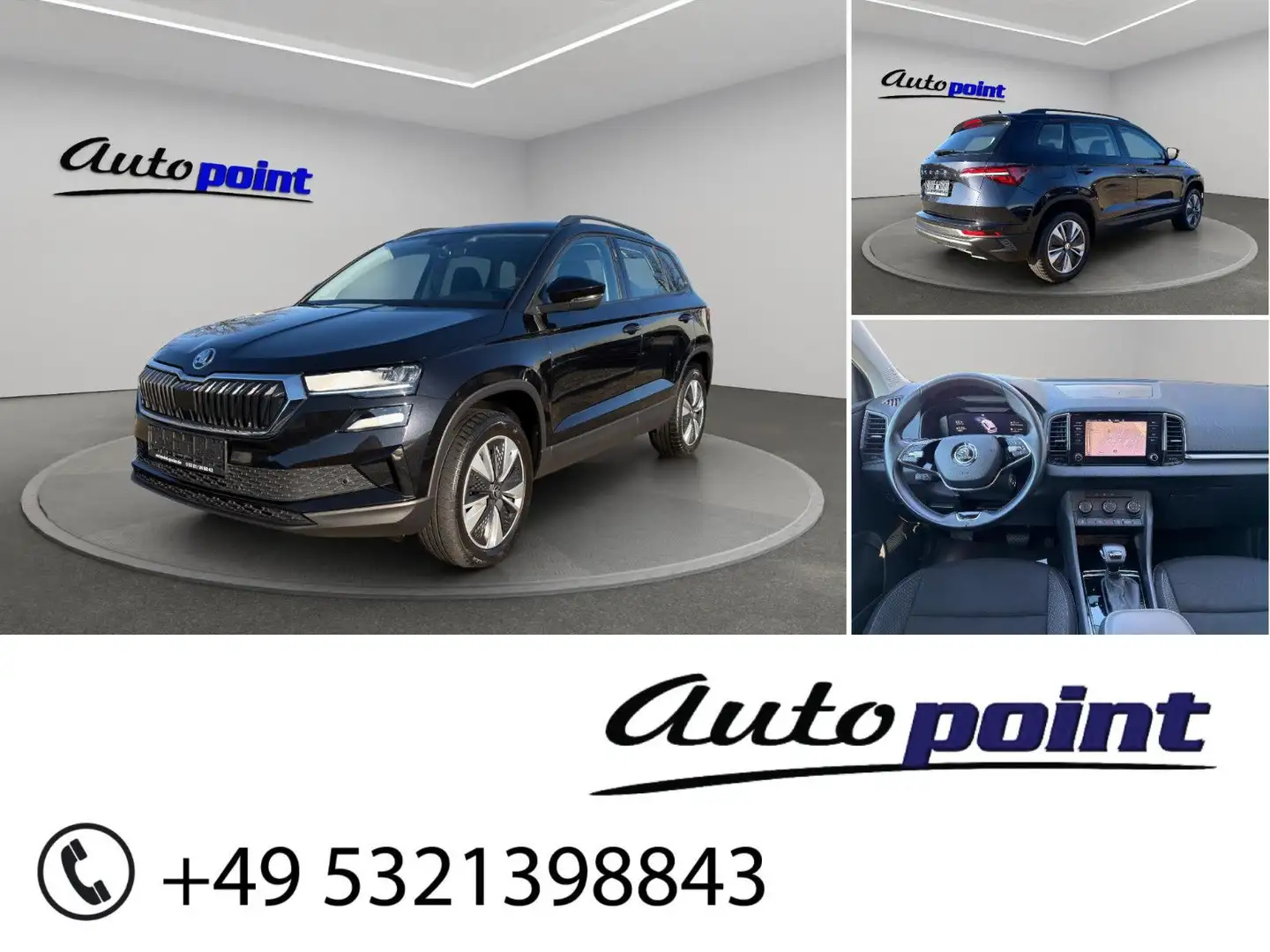 Skoda Karoq 2.0 TDI Ambition DSG VIRTUAL AHK KAMERA Schwarz - 1