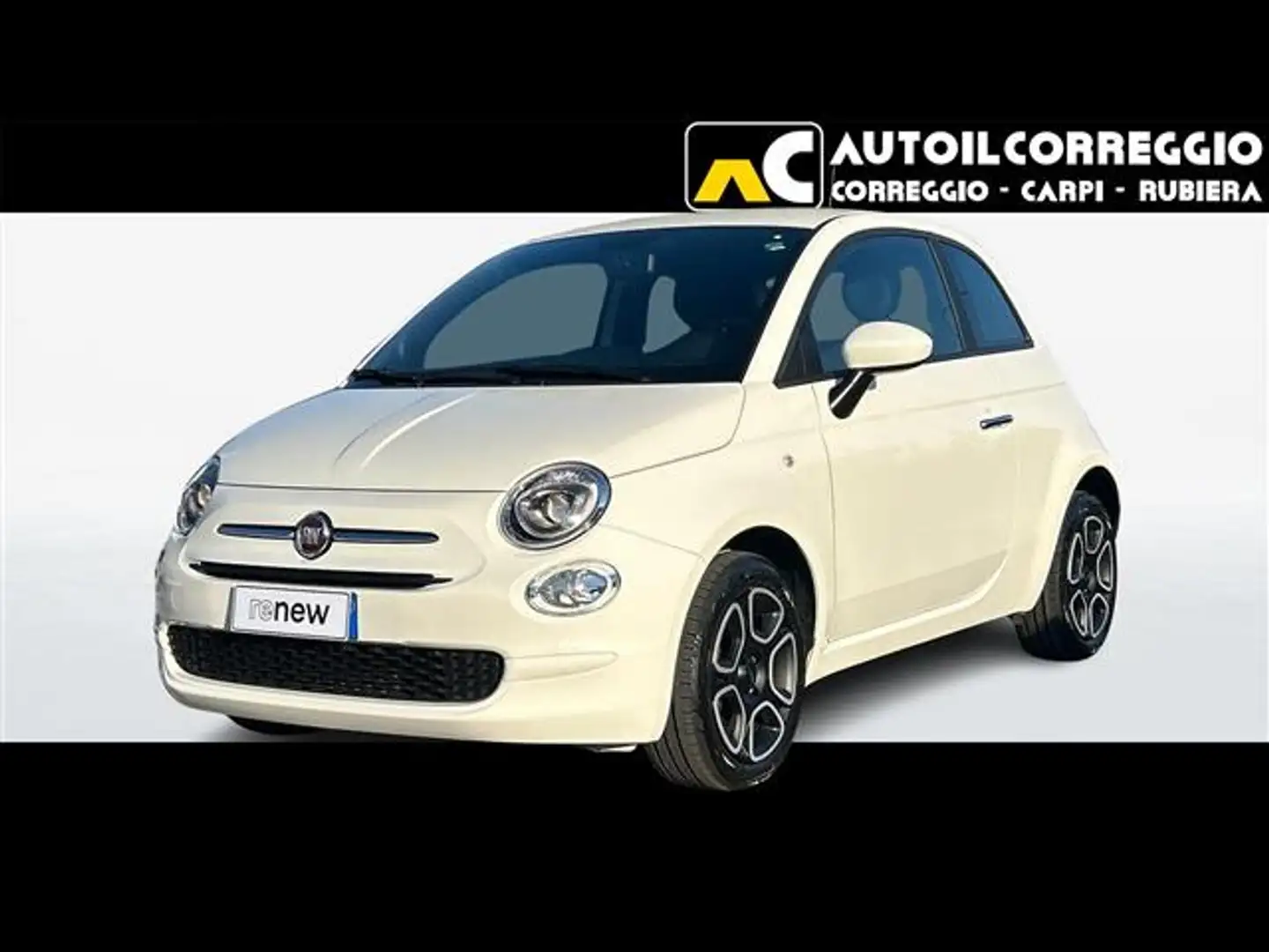 Fiat 500 1.0 FireFly Hybrid 70cv Blanc - 1
