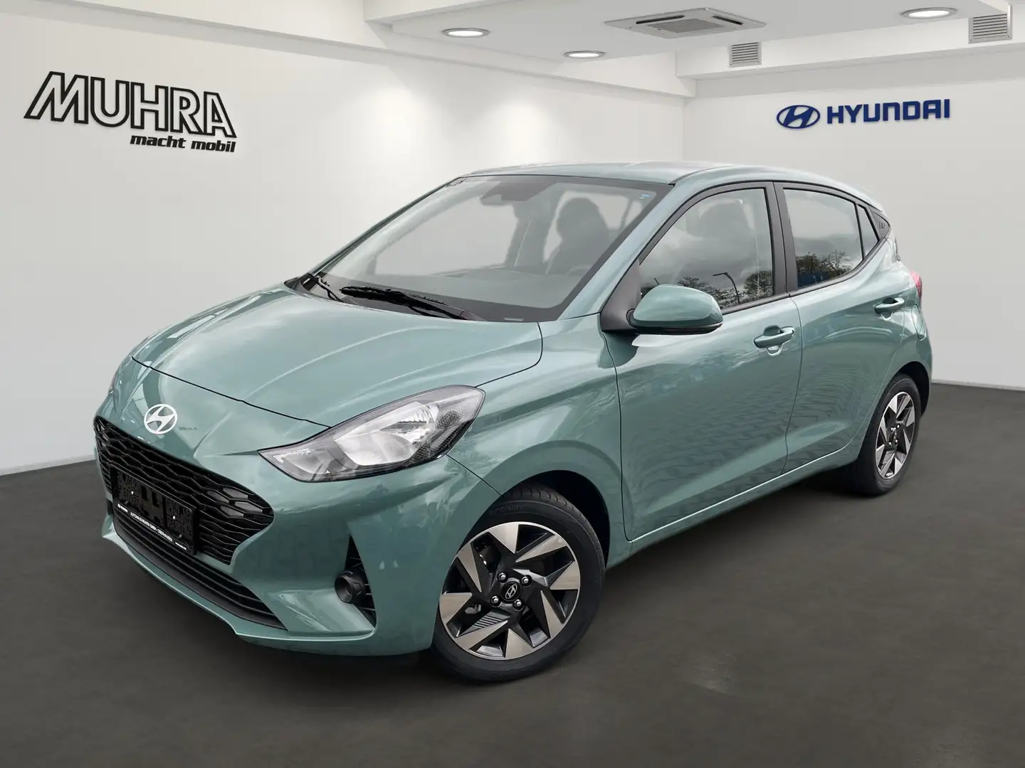 Hyundai i10 1.0 Trend Automatik Navi PDC Klima Kamera Zielony - 1