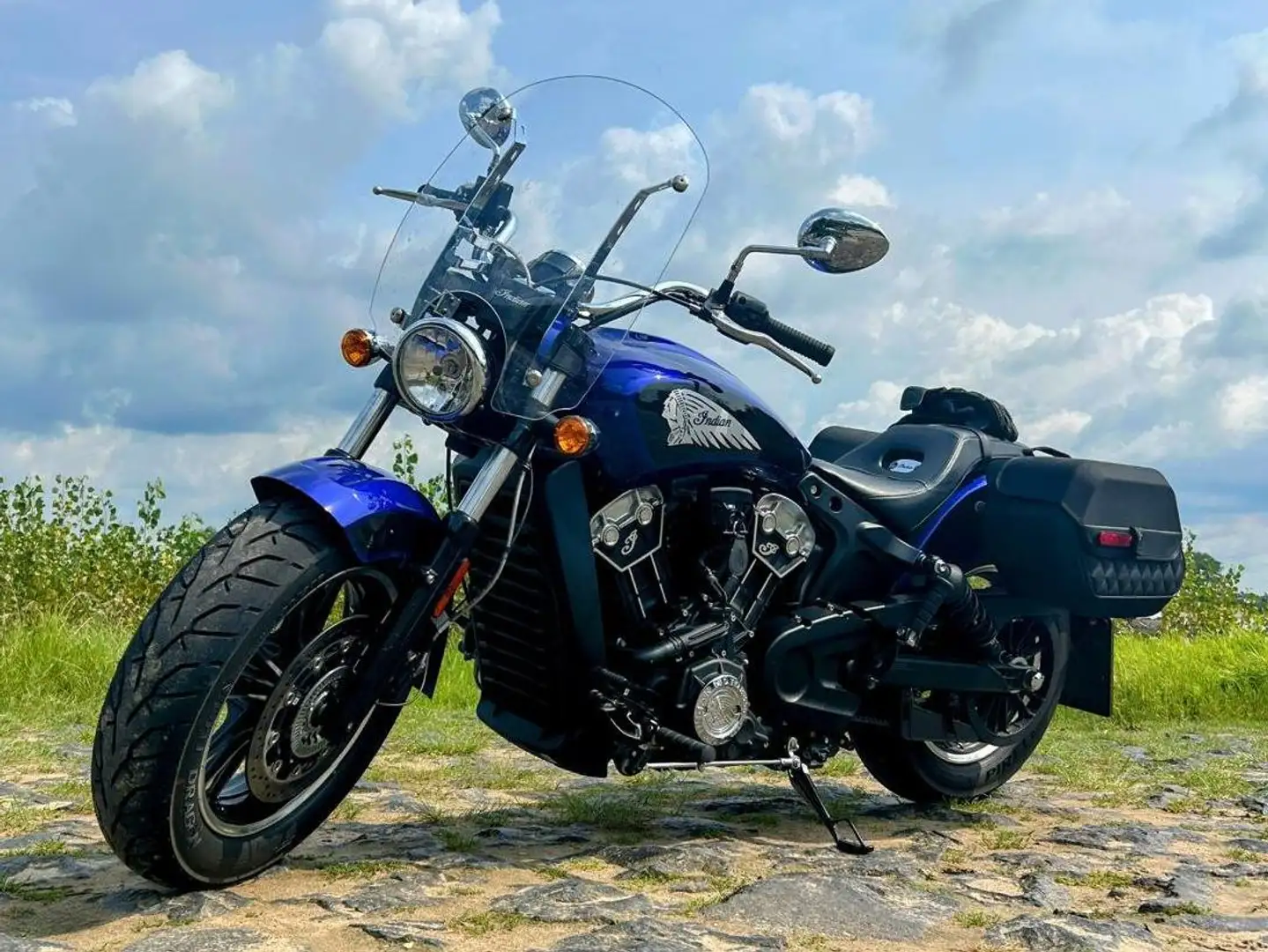 Indian Scout 1200 Modrá - 1
