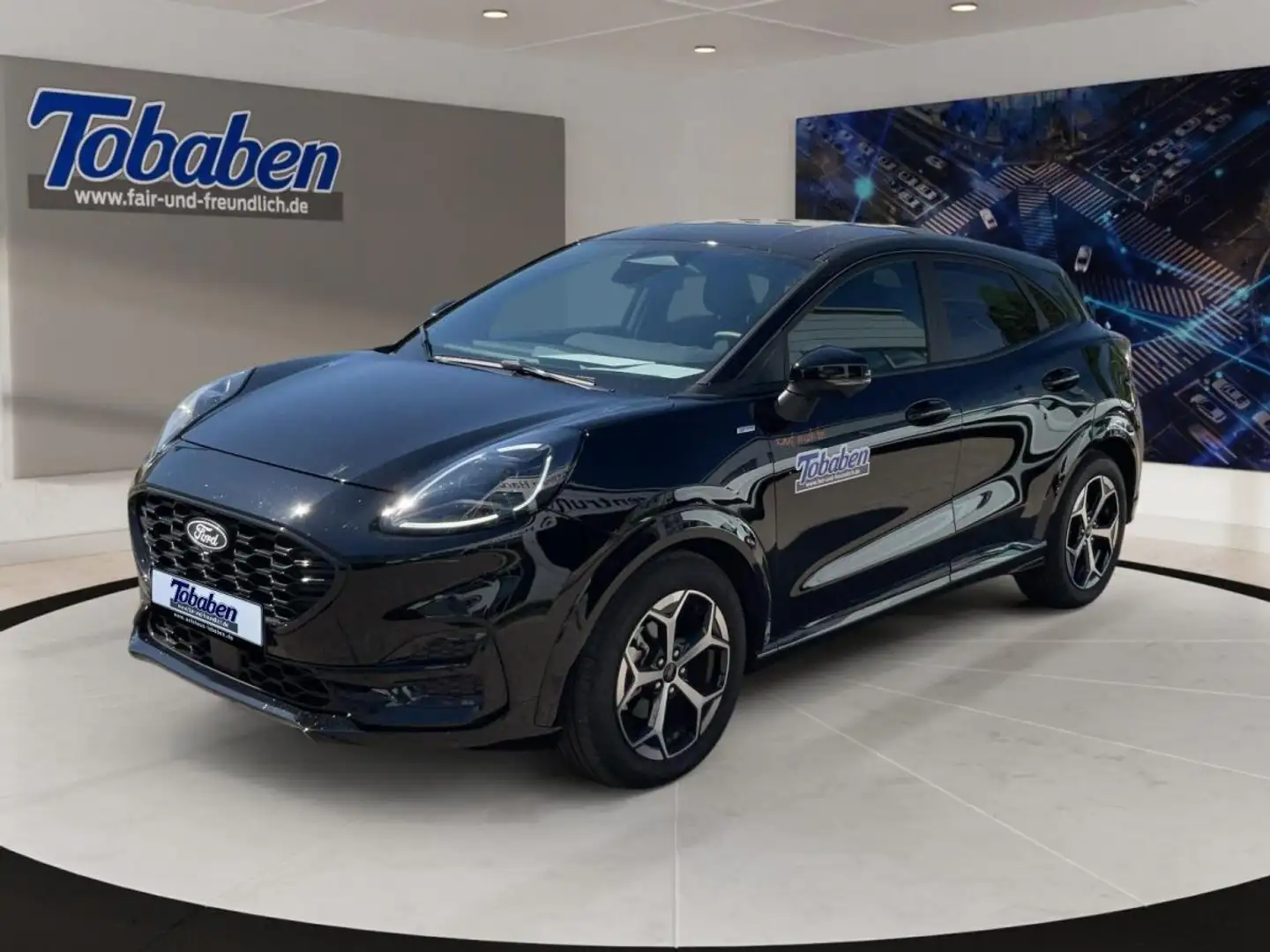 Ford Puma 🚗 ST Line | 125 PS | 6-Gang-Schaltgetriebe | Agat Schwarz - 1