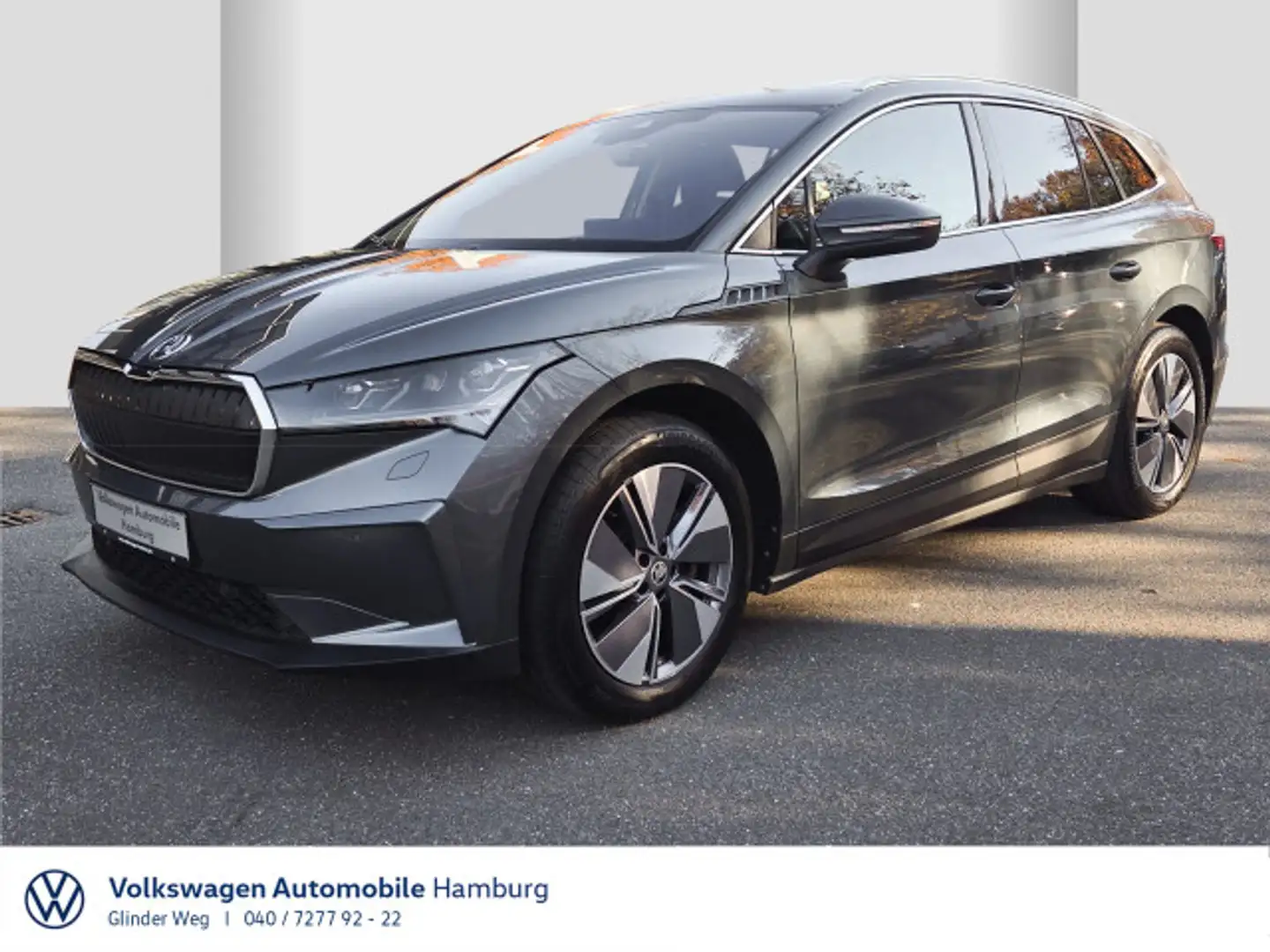Skoda Enyaq iV 80 Suite LED AHK Panoramadach Rückfahrk Grau - 1