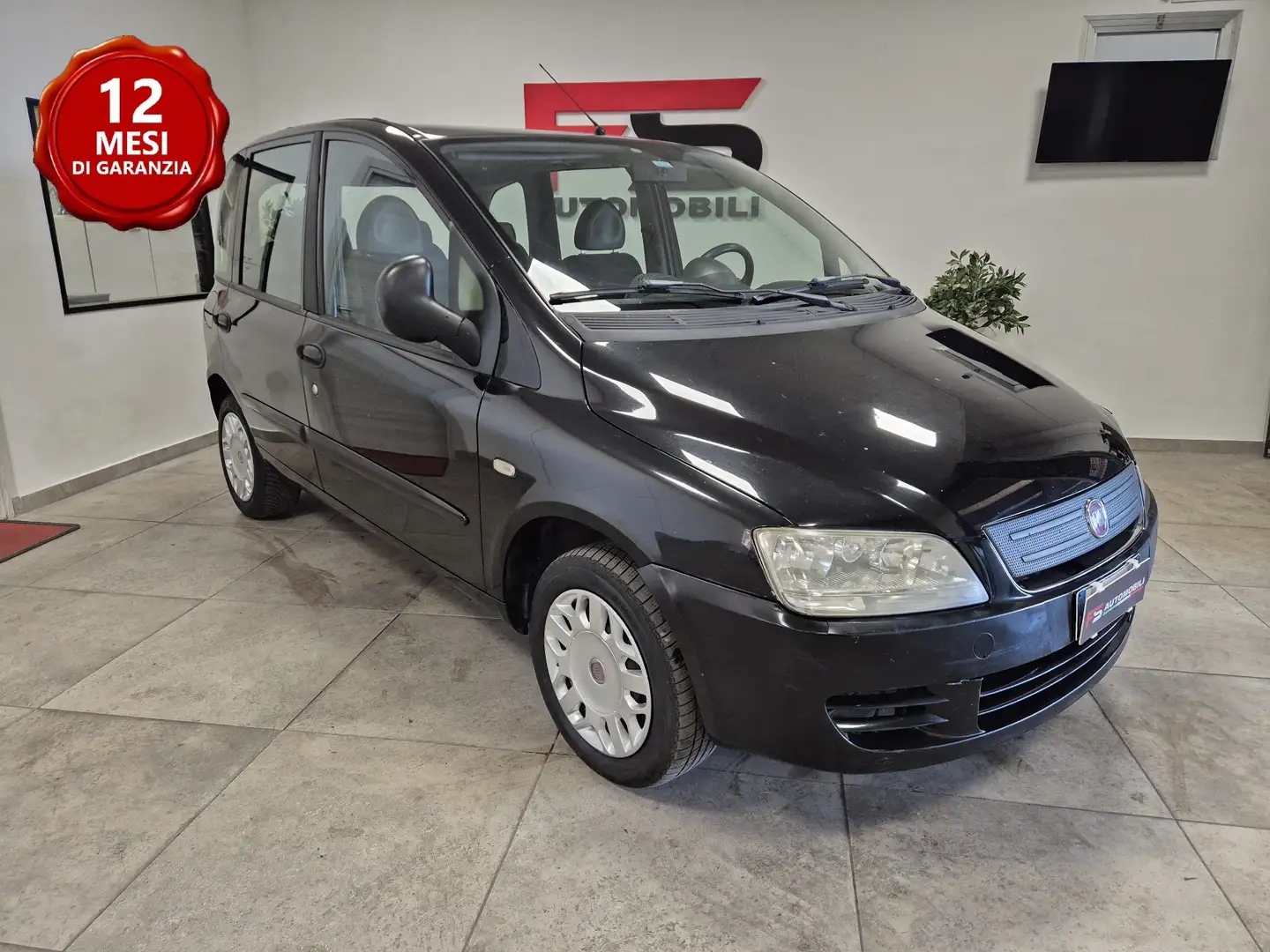 Fiat Multipla 1.6 16v Dynamic natural power Noir - 1