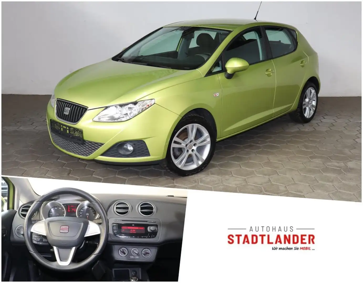 SEAT Ibiza Sport 1.4 KLIMA*ALU*WENIG KM! Gelb - 1