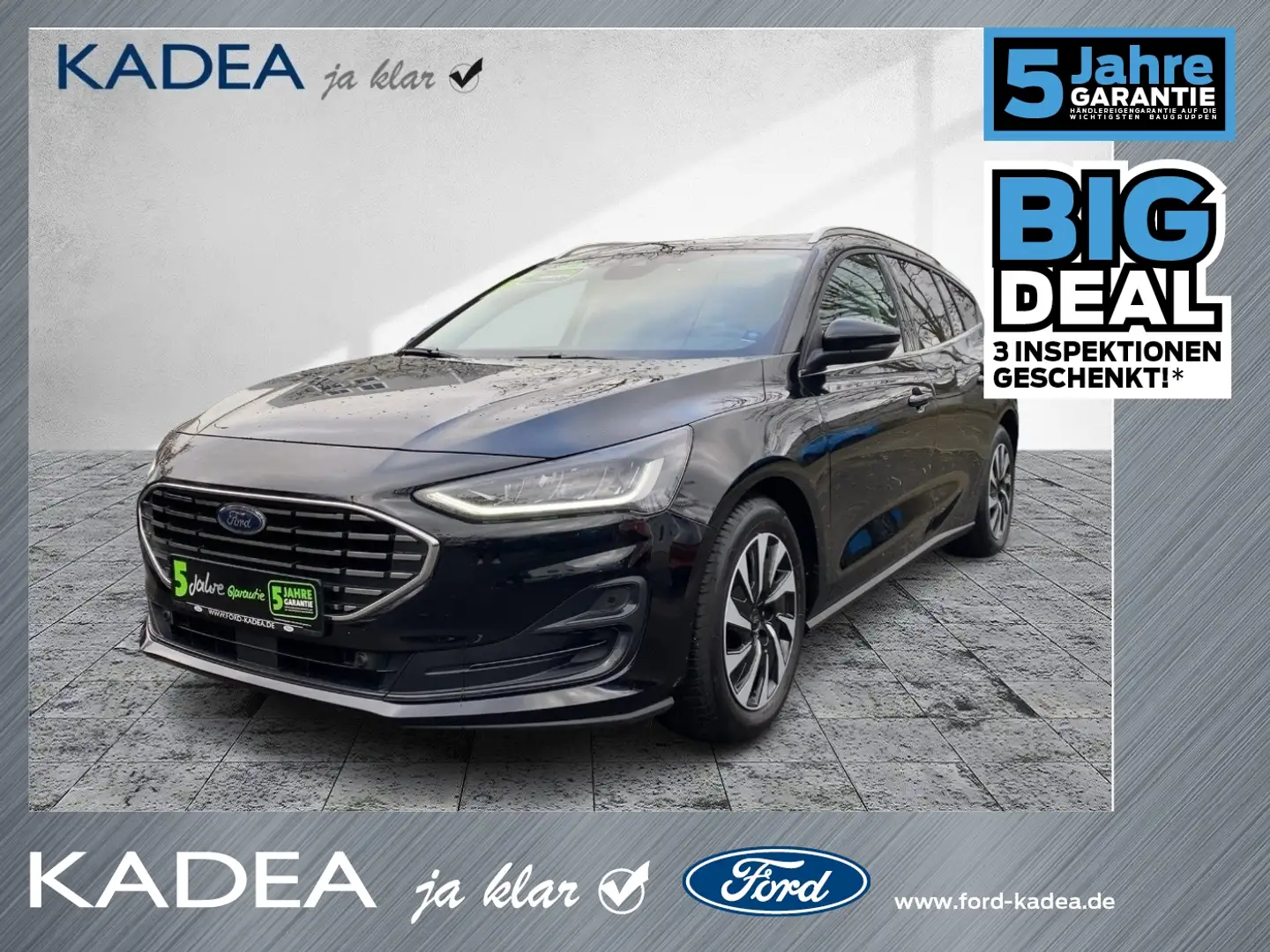 Ford Focus Turnier 1.5 EcoBlue Titanium Edition ACC Schwarz - 1