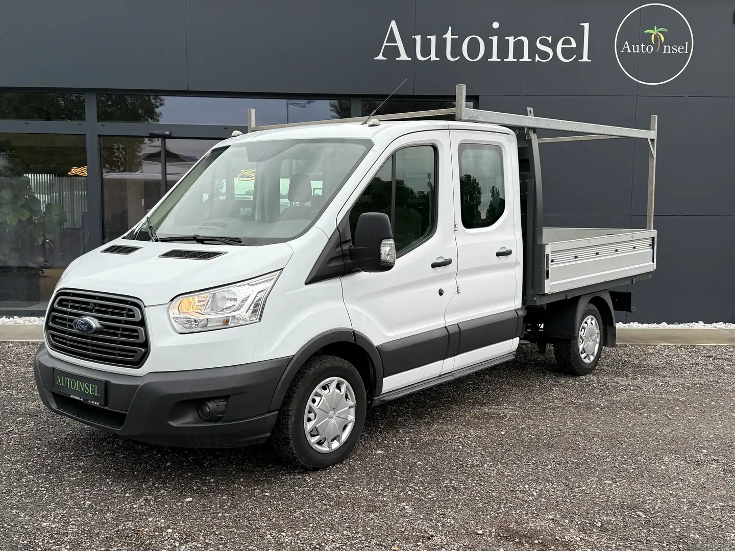 Ford Transit L2 DoKa Pritsche AHK,Tempomat Weiß - 2