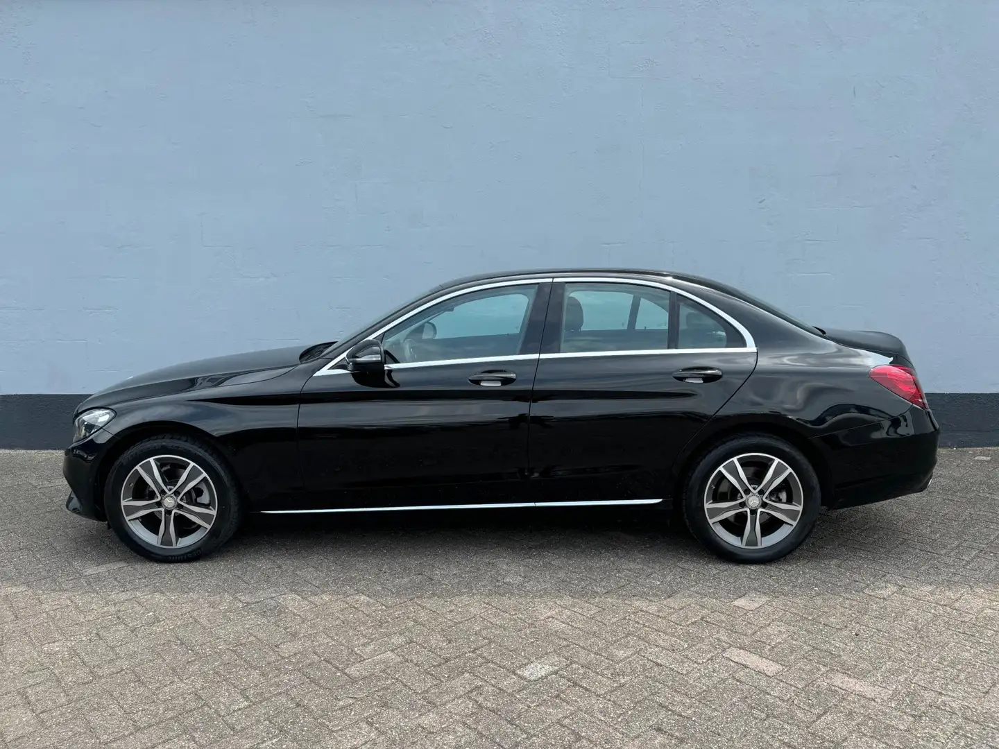 Mercedes-Benz C 160 Lederen Interieur Fekete - 2