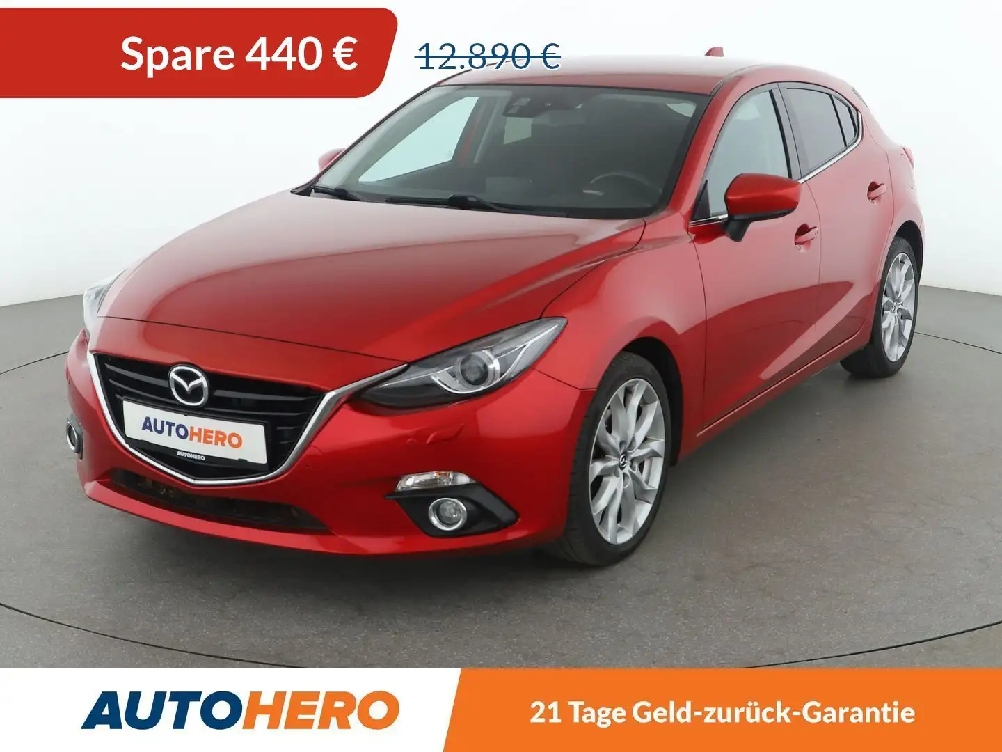 Mazda 3 2.0 Sports-Line*NAVI*TEMPO*PDC*SHZ*LIM*ALU* Piros - 1