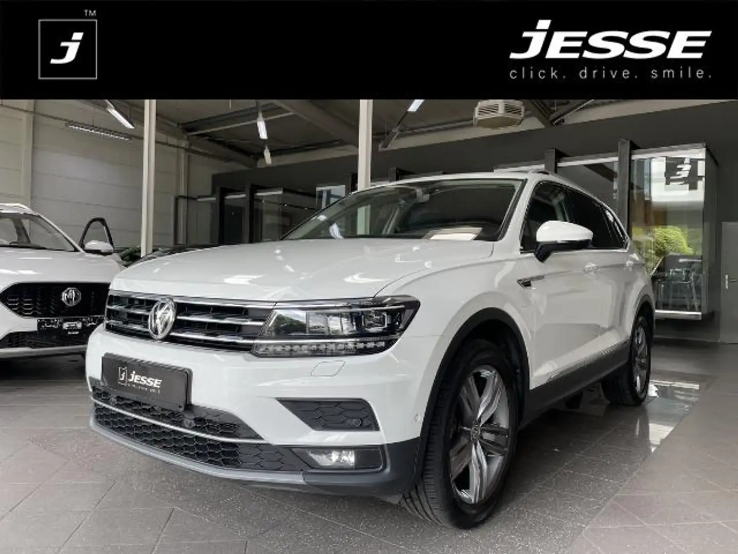 Volkswagen Tiguan Allspace 2.0 TDI DSG 7Sitze LED Navi Virtual Keyless Blanc - 1