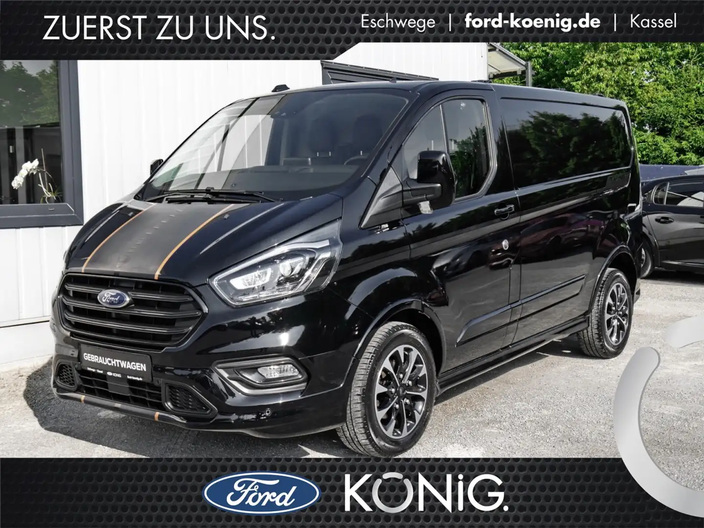 Ford Transit Custom Sport 310 L1 Xenon+Navi+DAB Klima Xenon Navi Czarny - 1