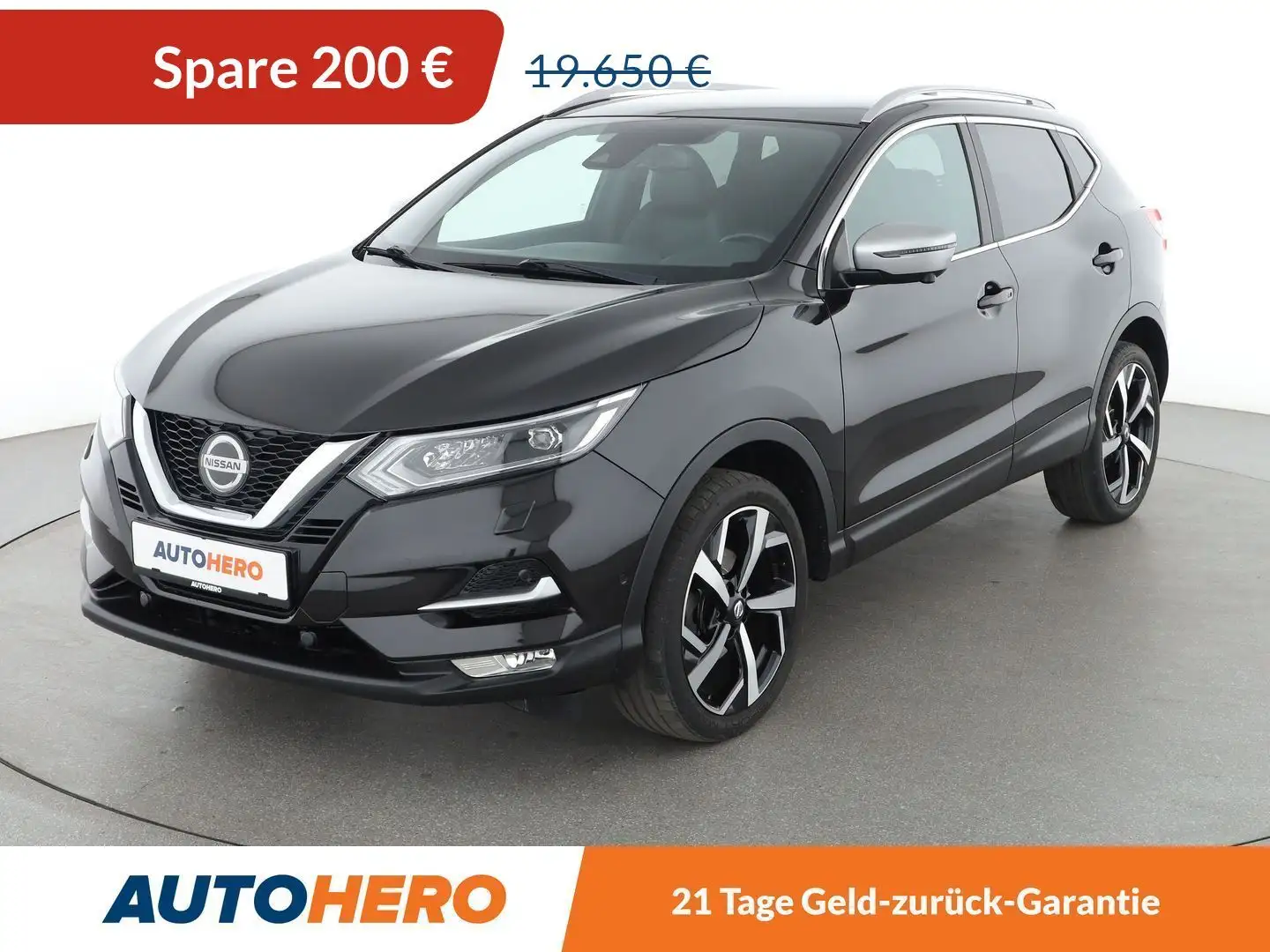 Nissan Qashqai 1.6 Tekna + *NAVI*LED*360CAM*TEMPO*SHZ*ALU* Schwarz - 1